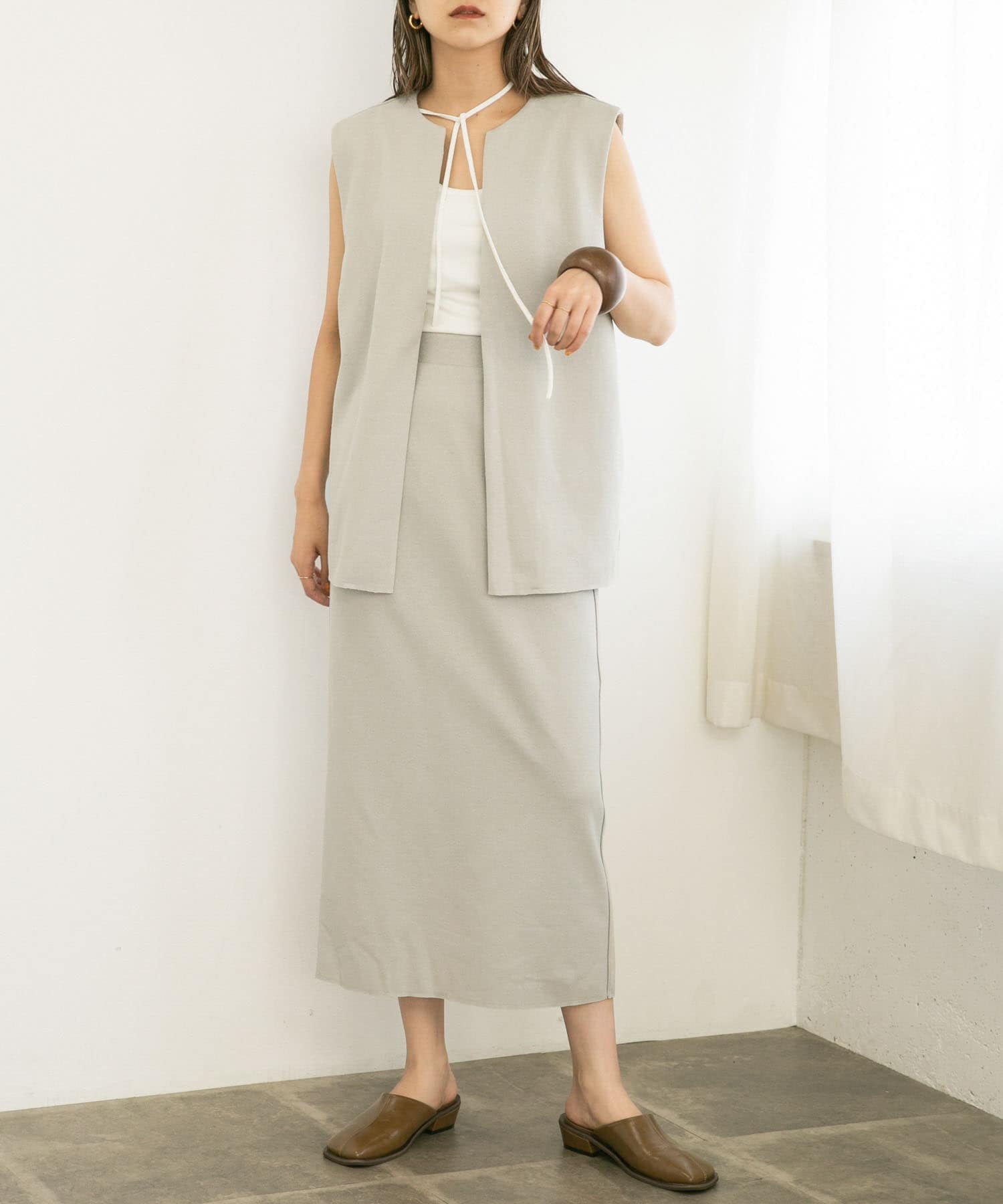 身長：165cm サイズ：one