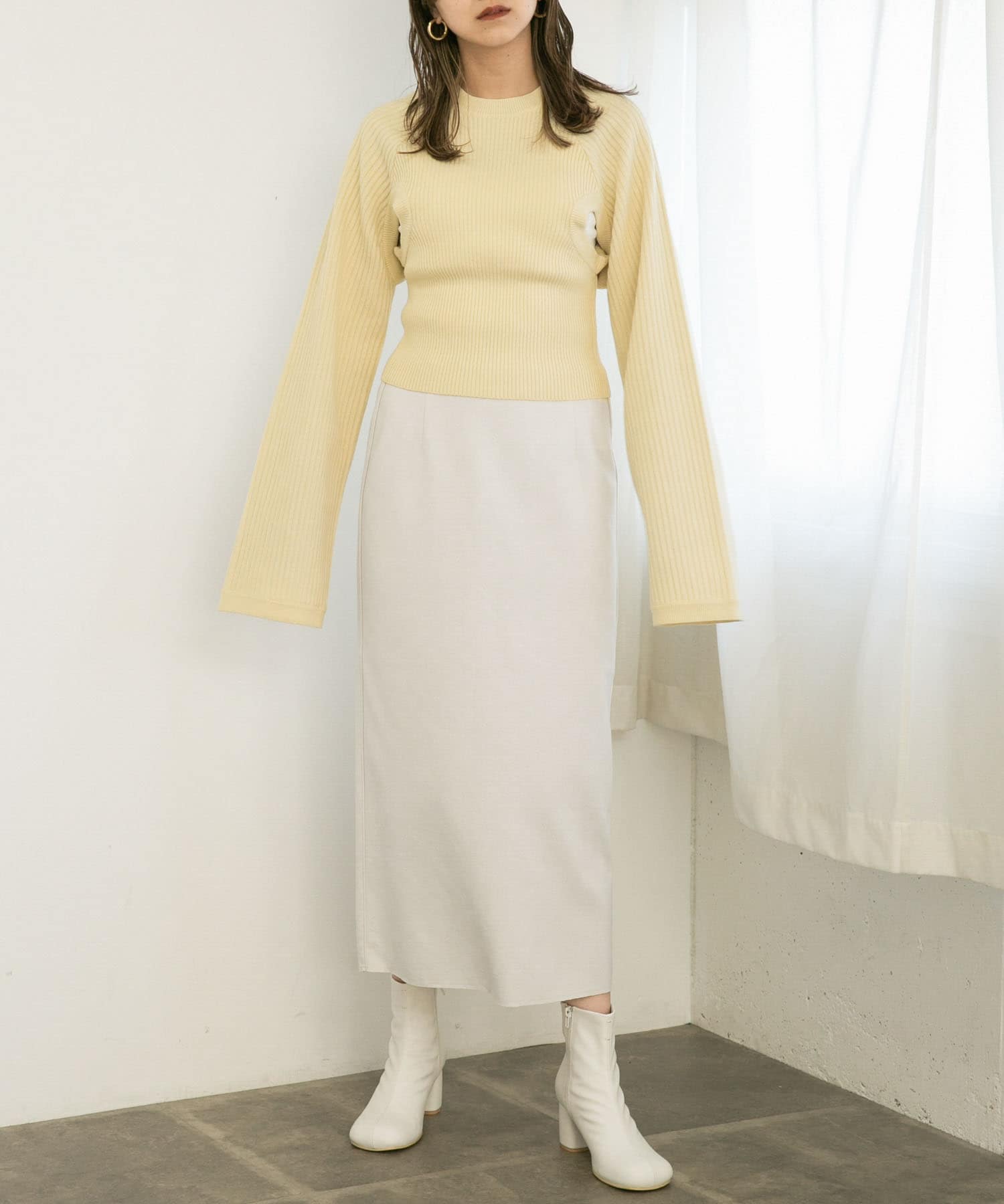 身長：165cm サイズ：one