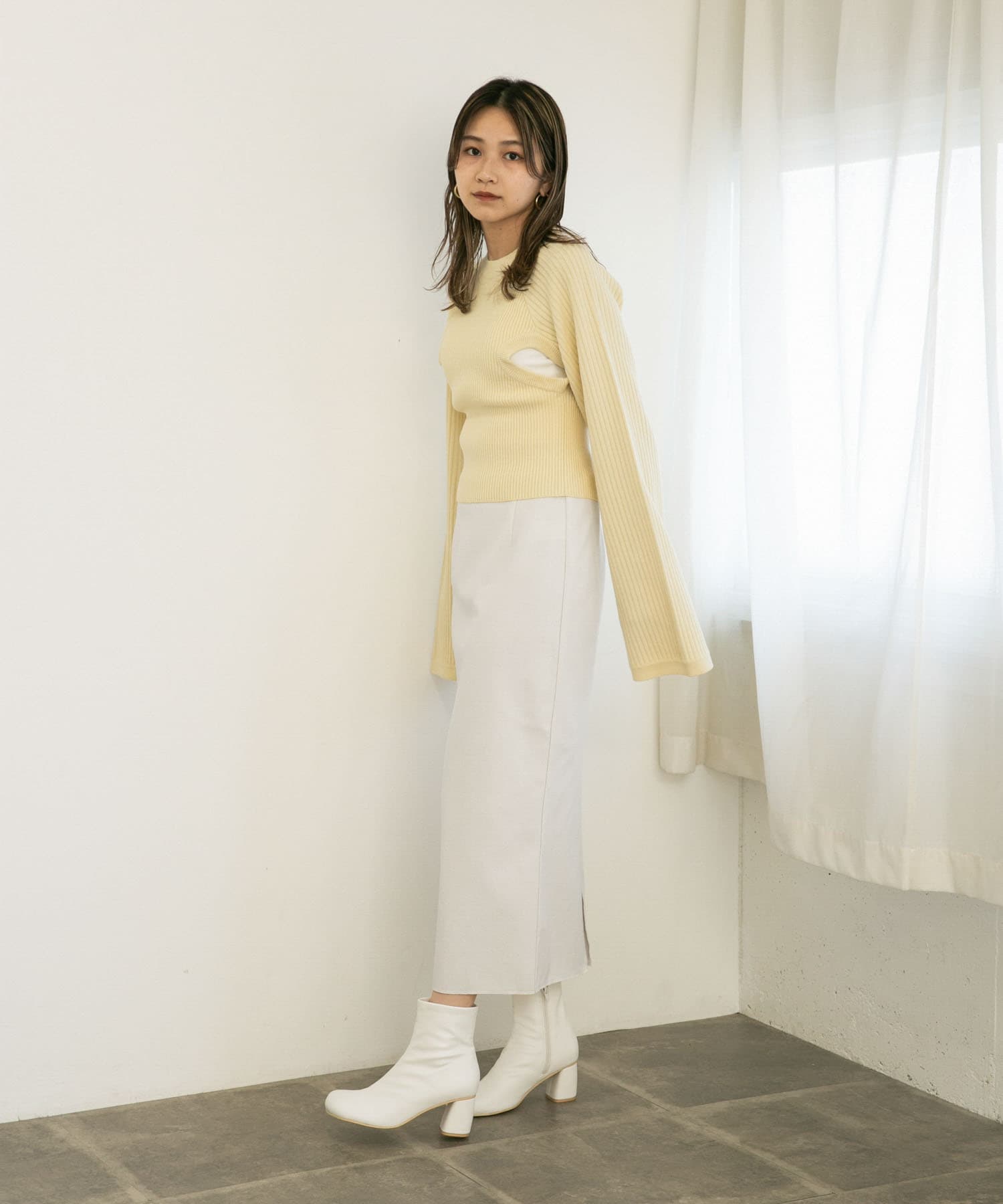 身長：165cm サイズ：one