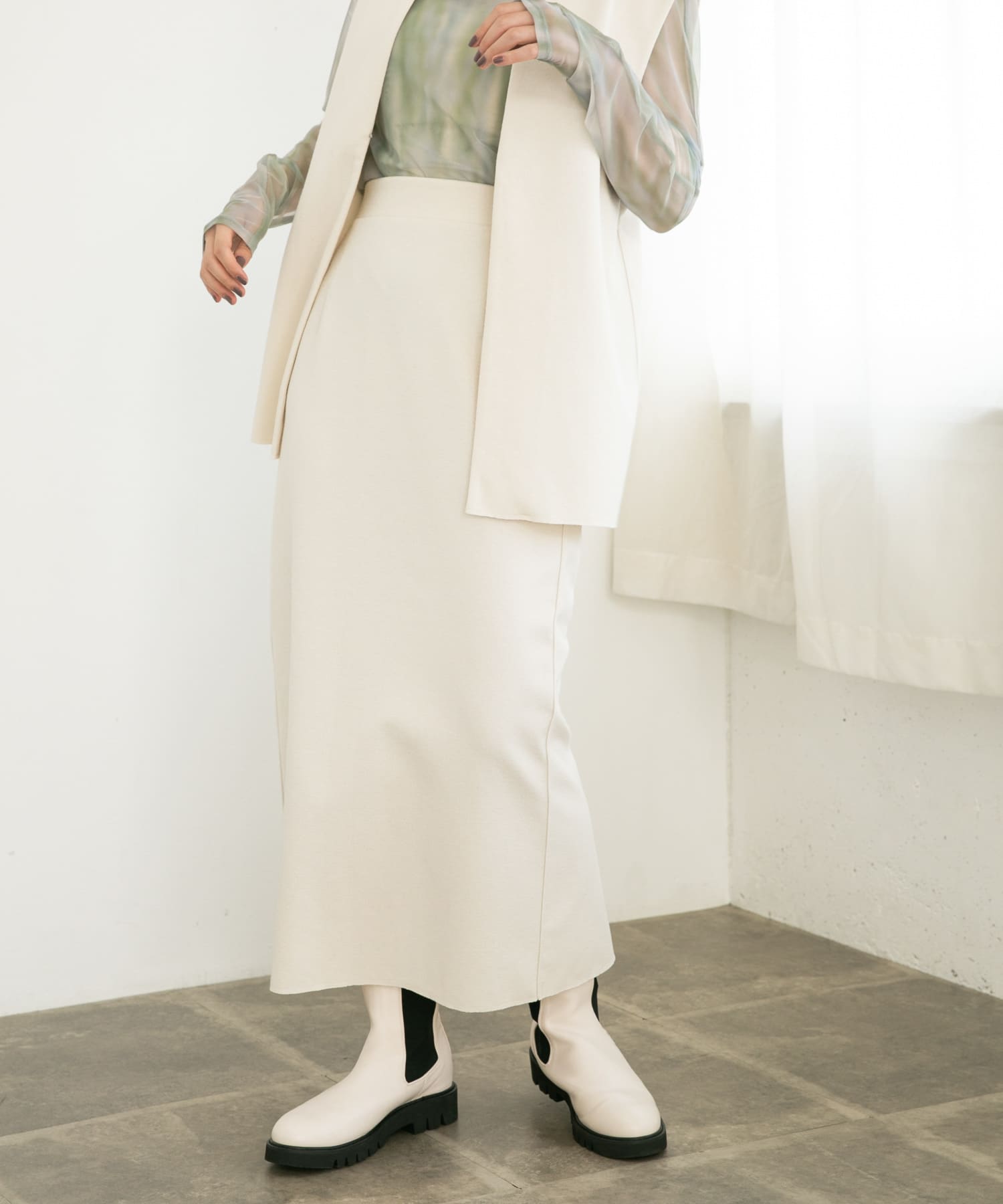 身長：160cm サイズ：one