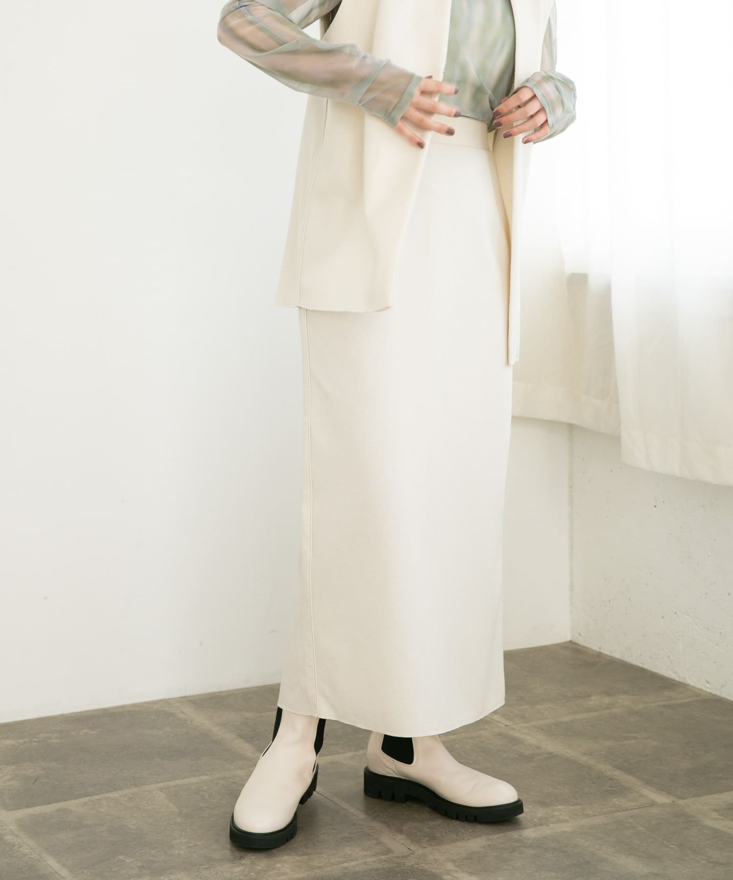 身長：160cm サイズ：one