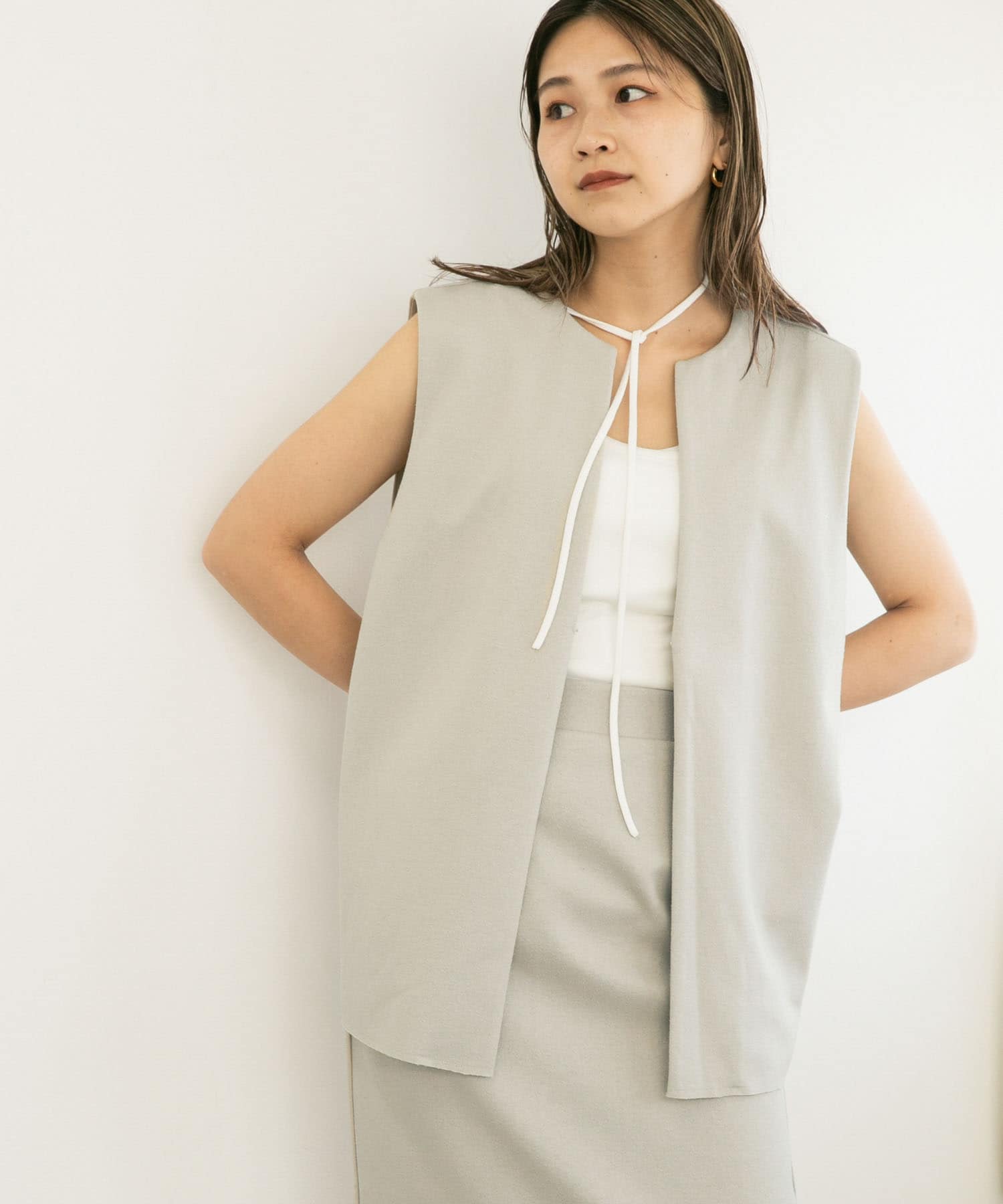 身長：165cm サイズ：one