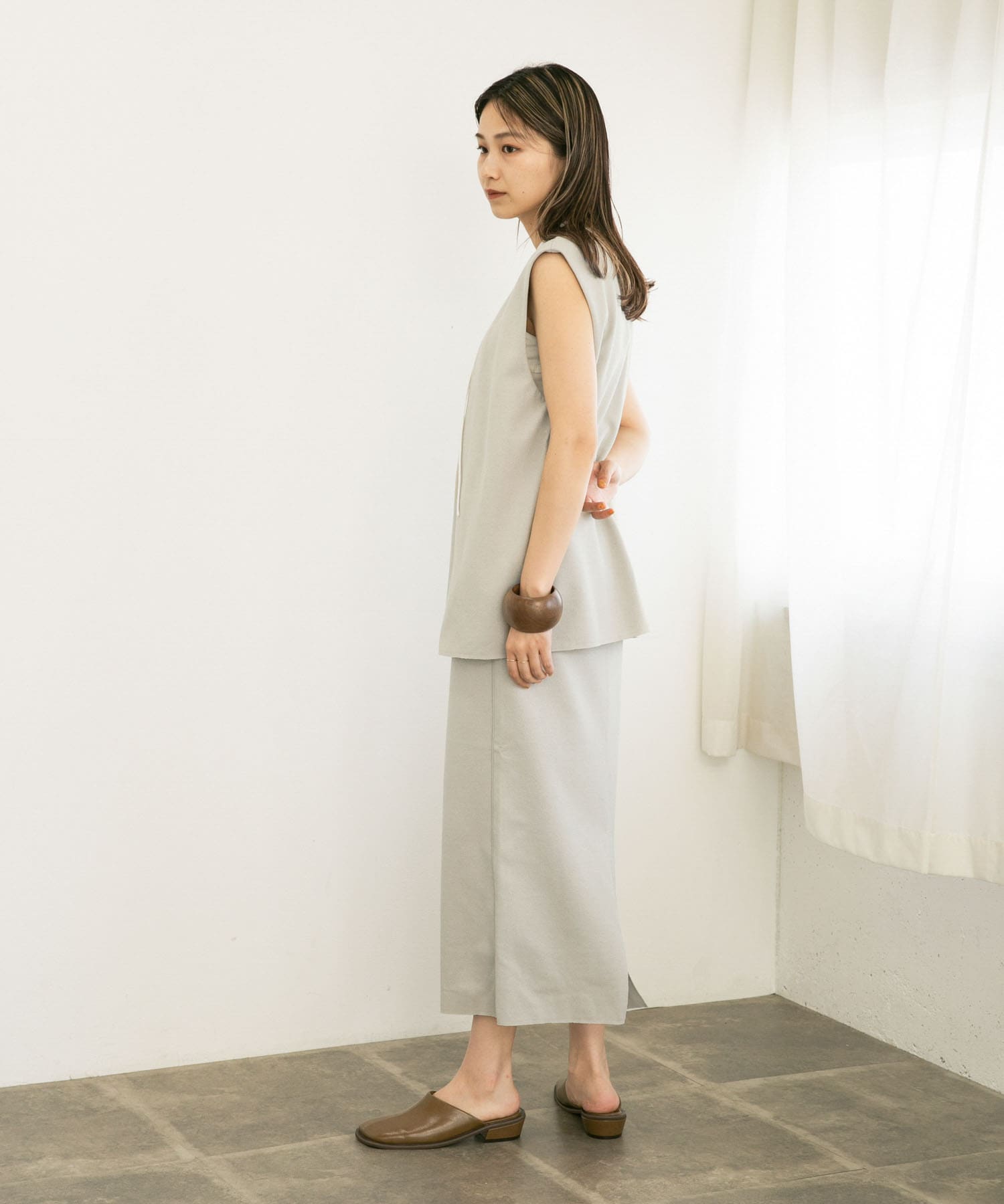 身長：165cm サイズ：one