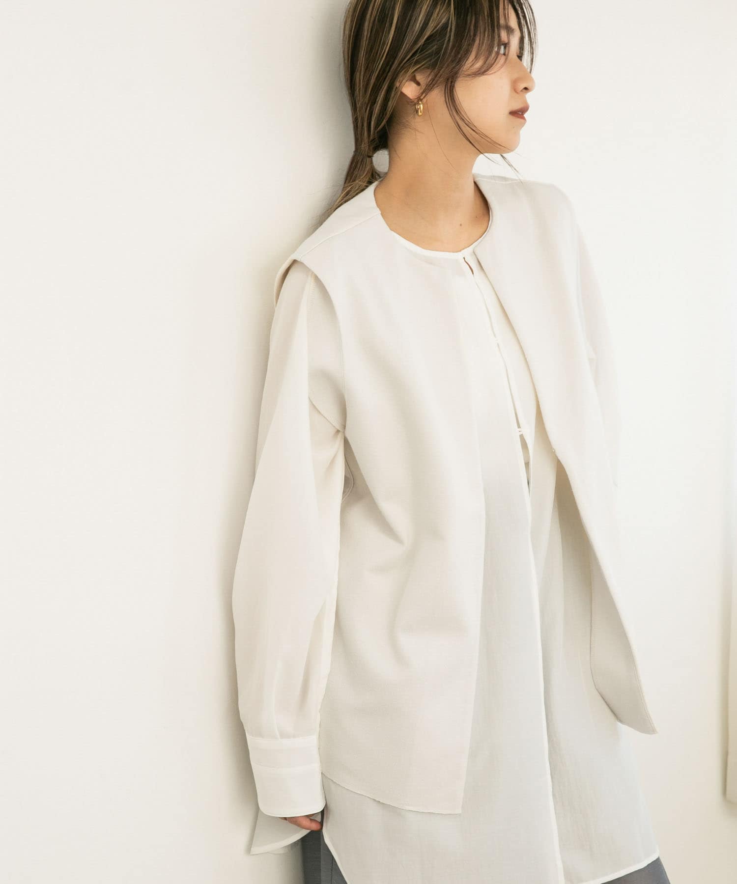 身長：165cm サイズ：one