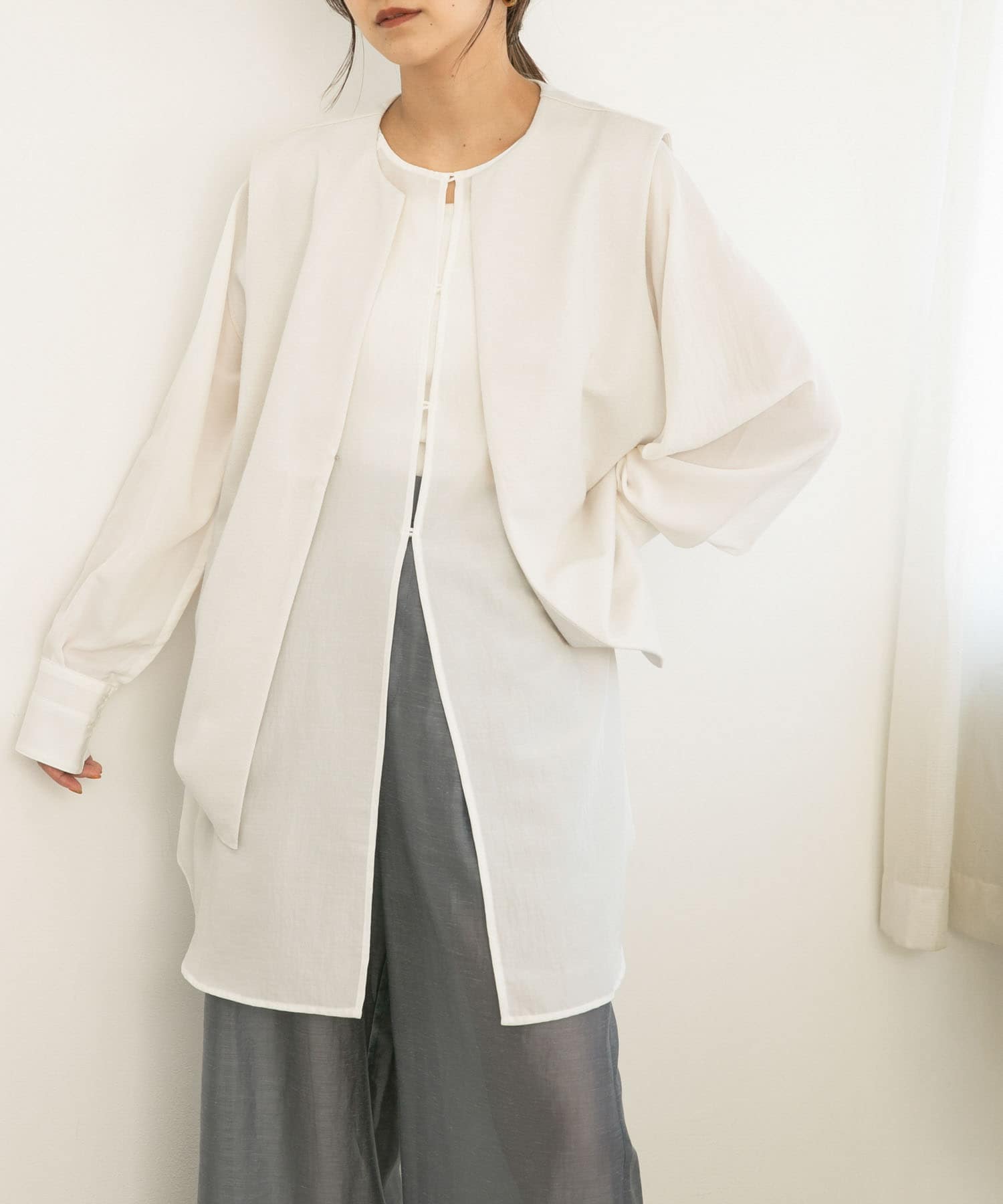 身長：165cm サイズ：one
