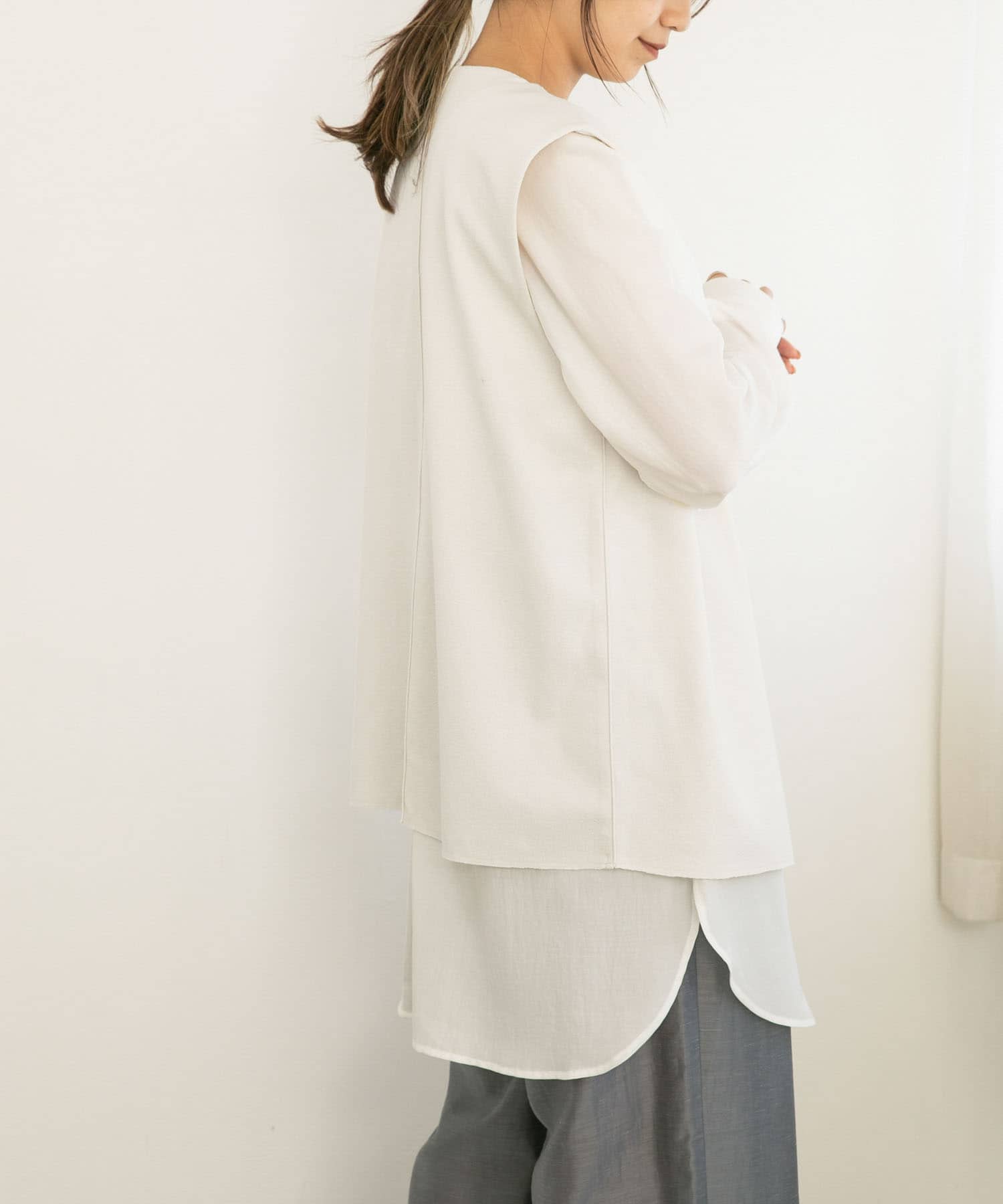 身長：165cm サイズ：one