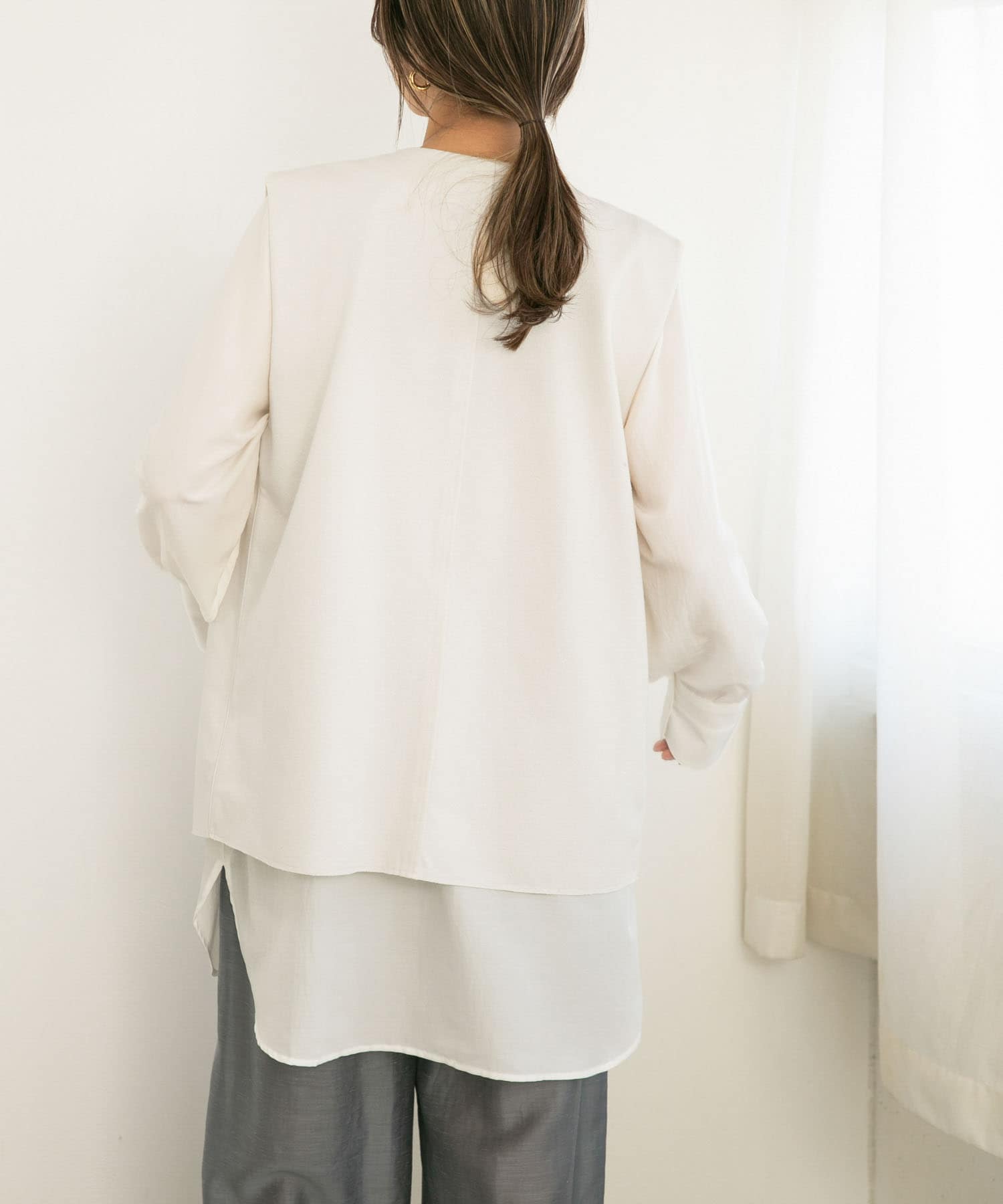 身長：165cm サイズ：one