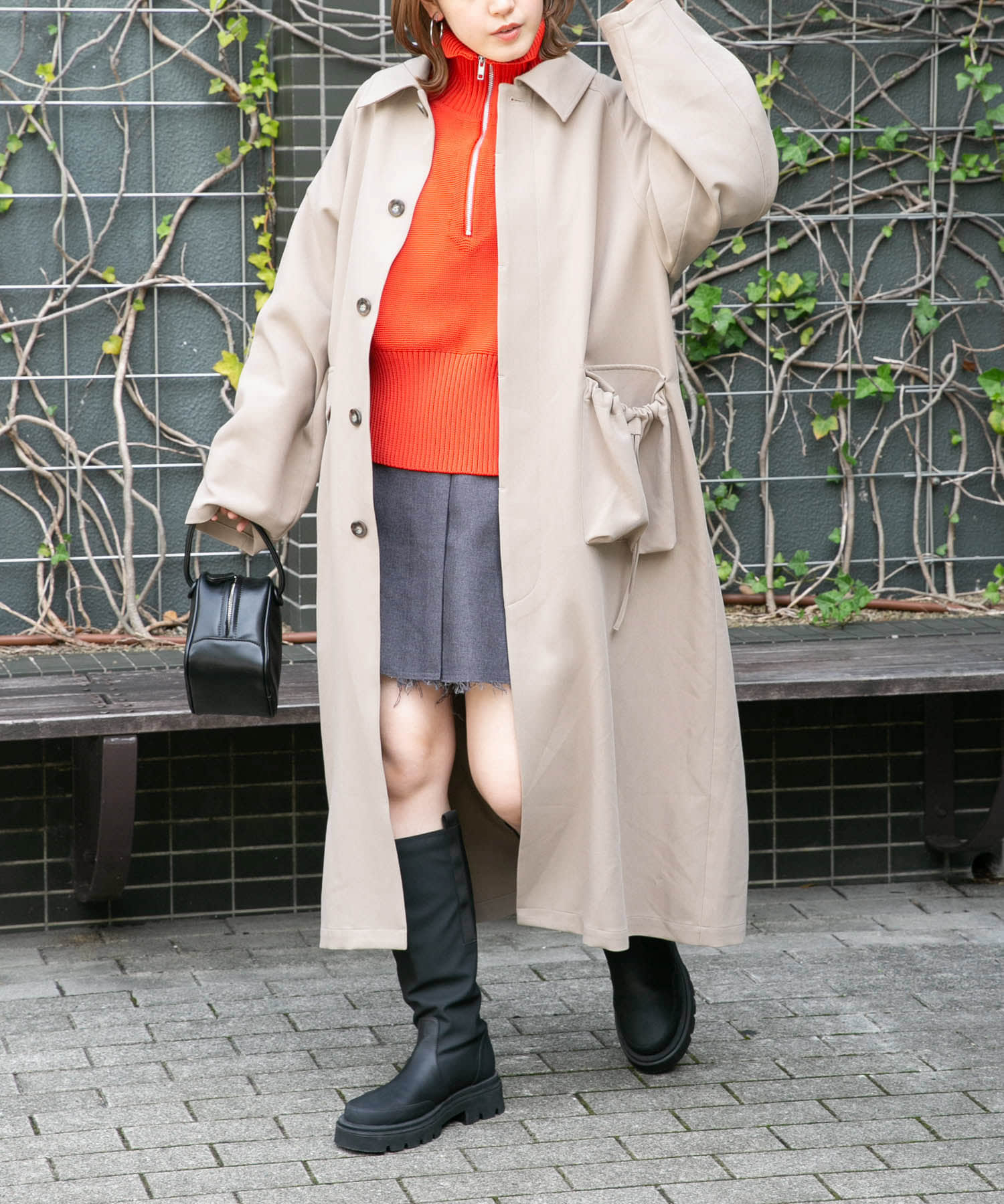 身長：160cm サイズ：36