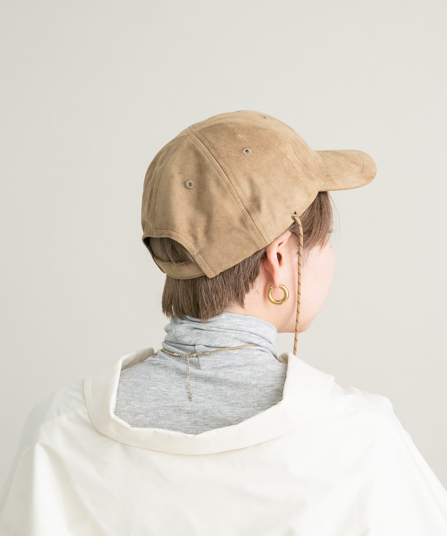 ドロストスエードCAP BEIGE one