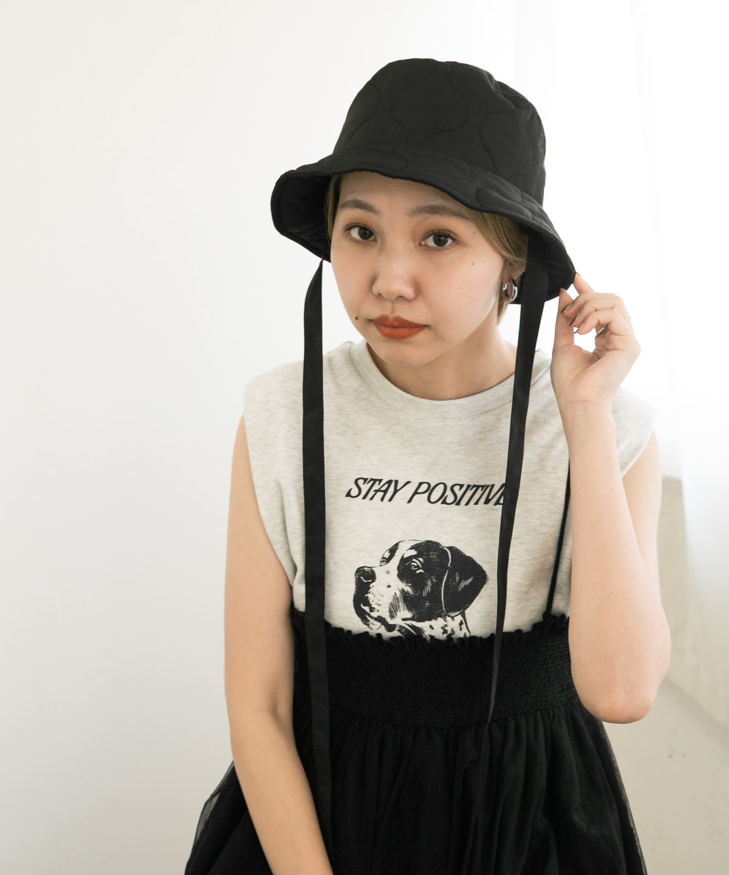 リボン付きキルティングバケットHAT(one IVORY): 帽子｜URBAN RESEARCH