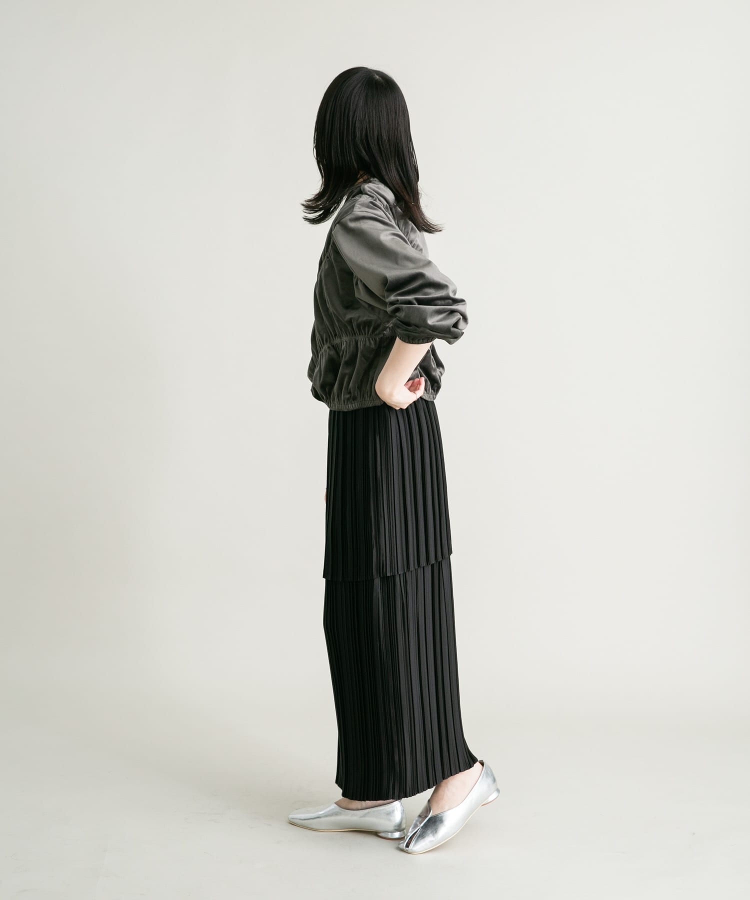 身長：160cm サイズ：one