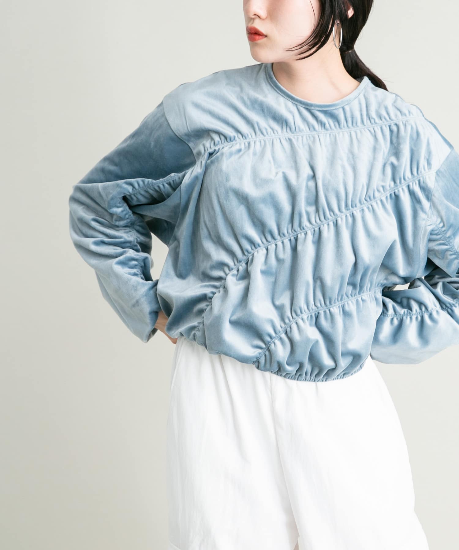 身長：160cm サイズ：one