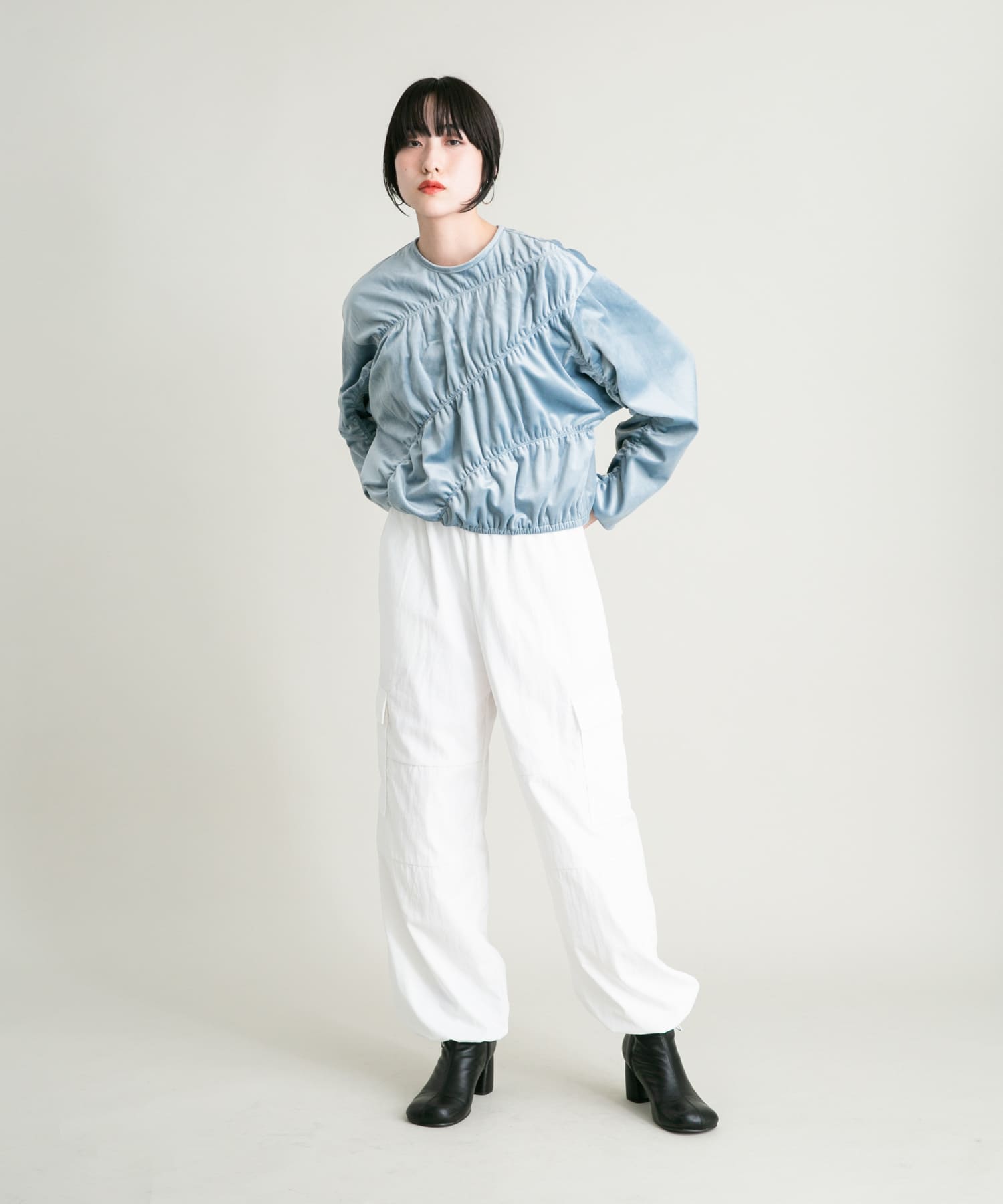 身長：160cm サイズ：one