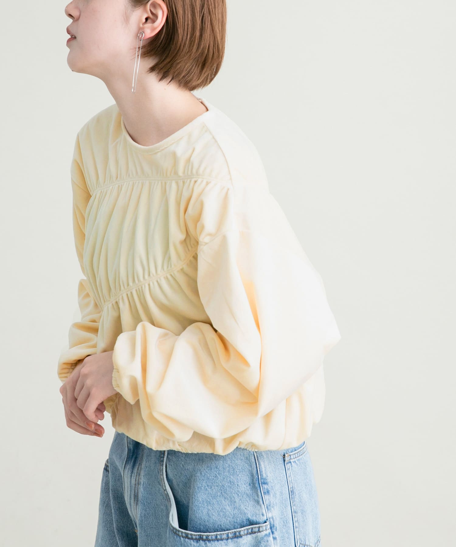 身長：160cm サイズ：one