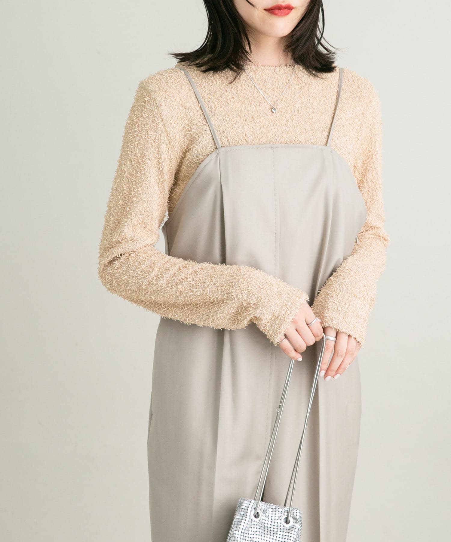 身長：160cm サイズ：one