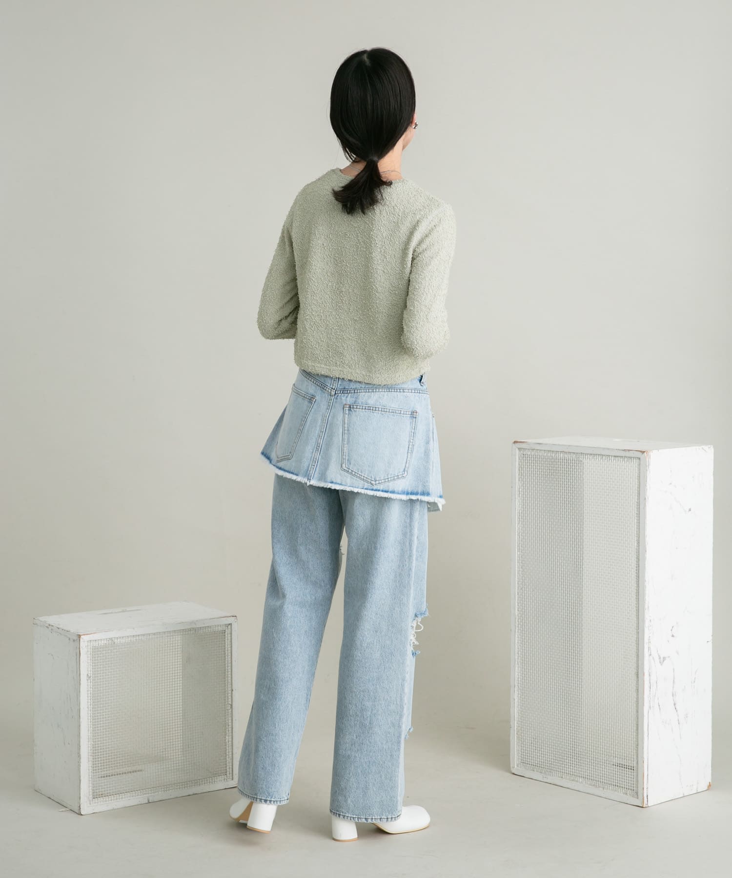 身長：160cm サイズ：one