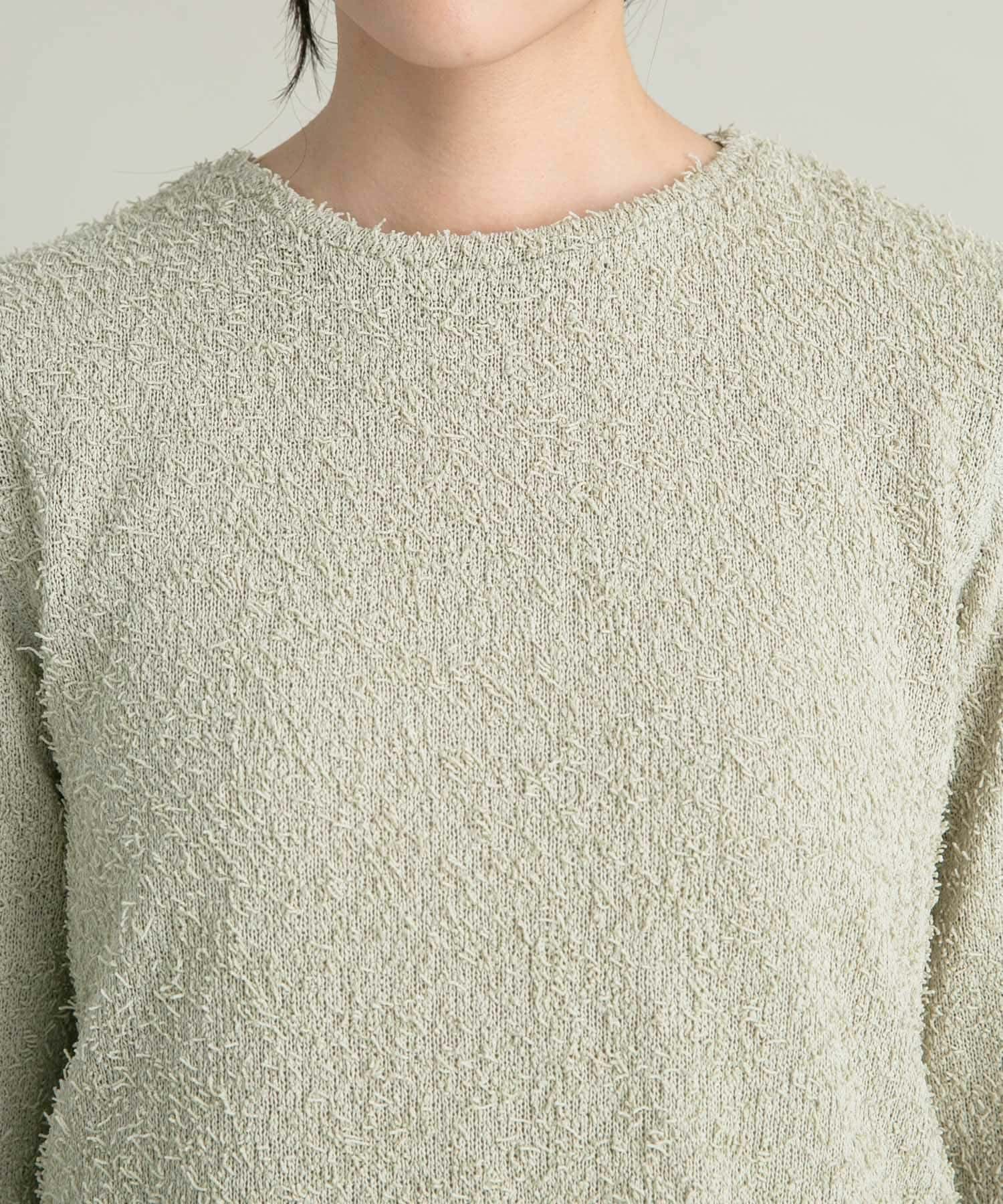 クロップドパイルカットソー L.SAGE one