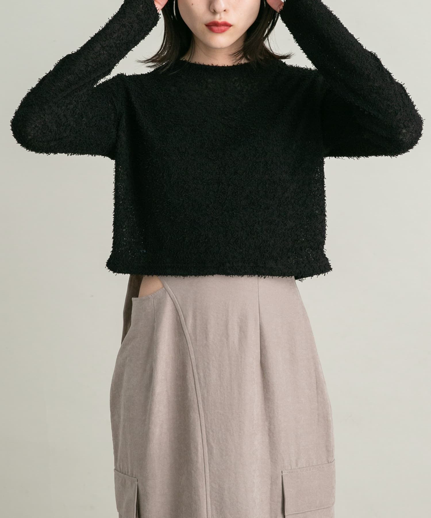 身長：160cm サイズ：one
