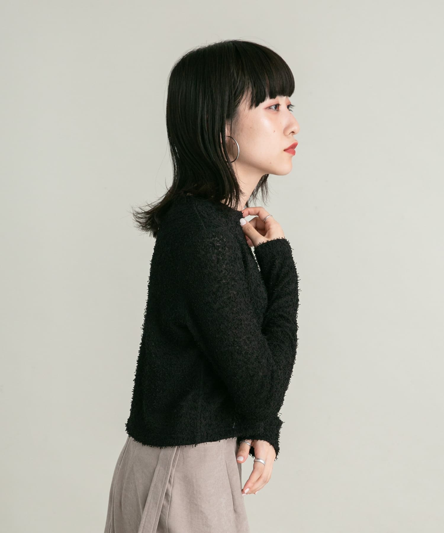 身長：160cm サイズ：one