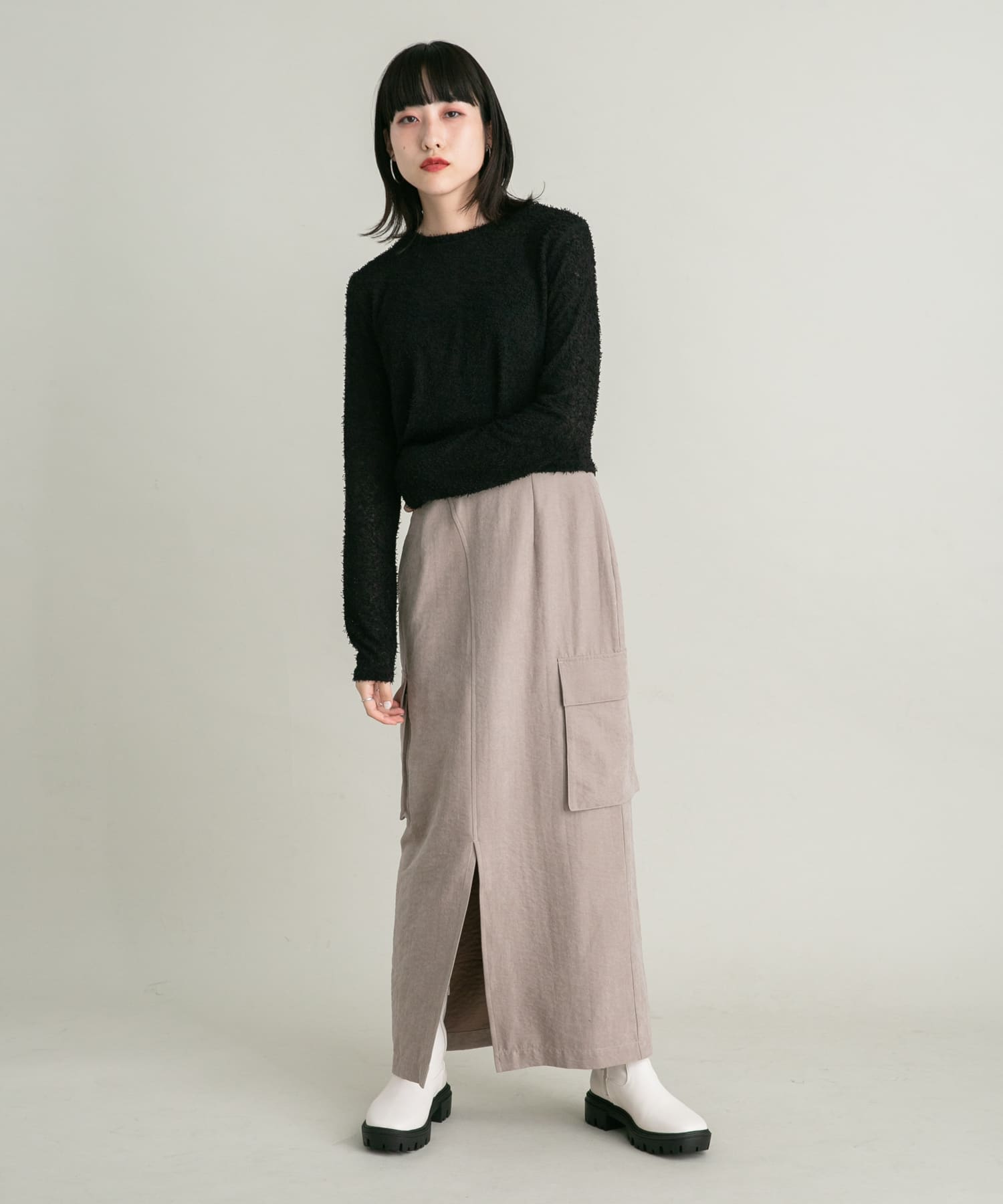 身長：160cm サイズ：one