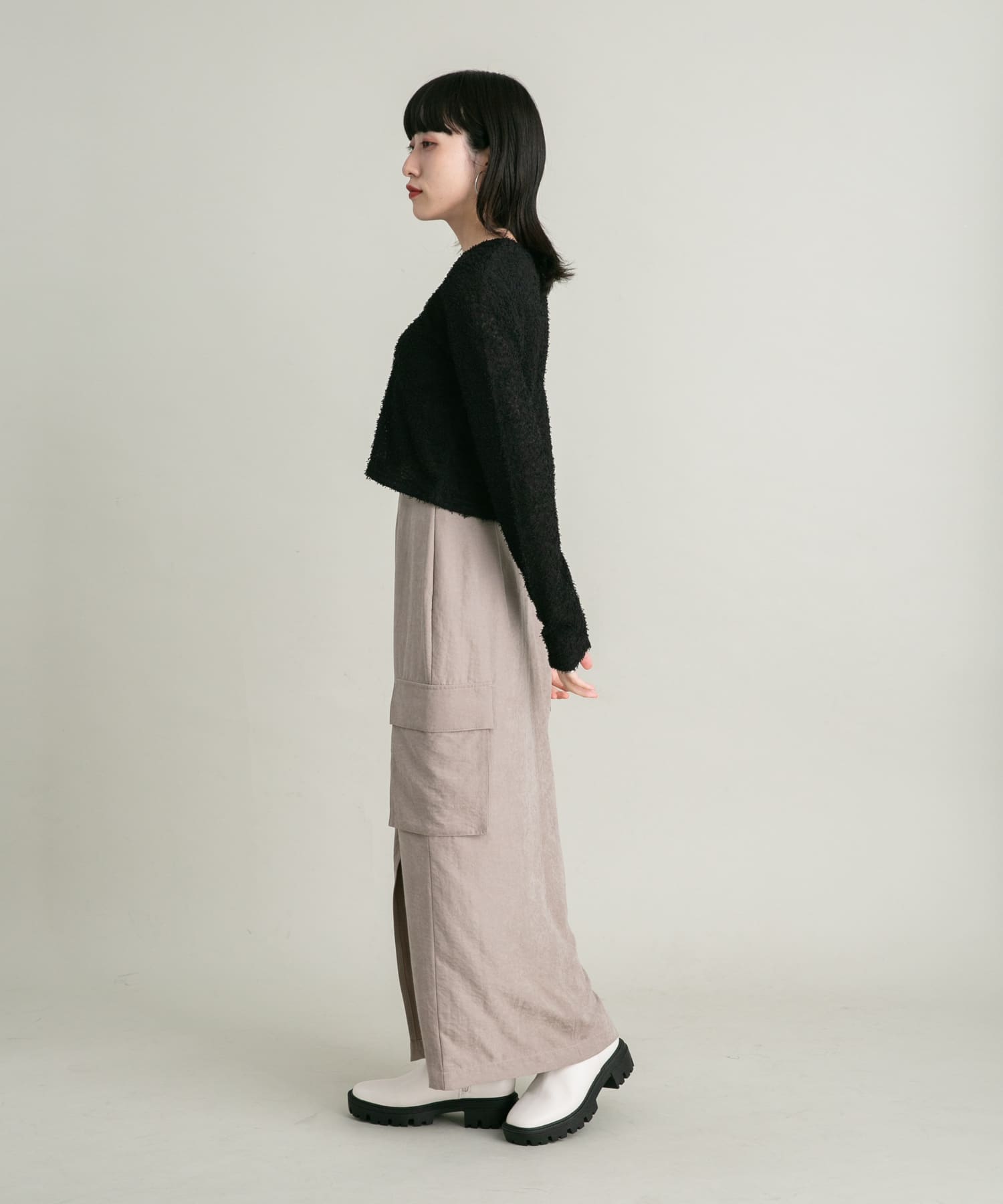 身長：160cm サイズ：one