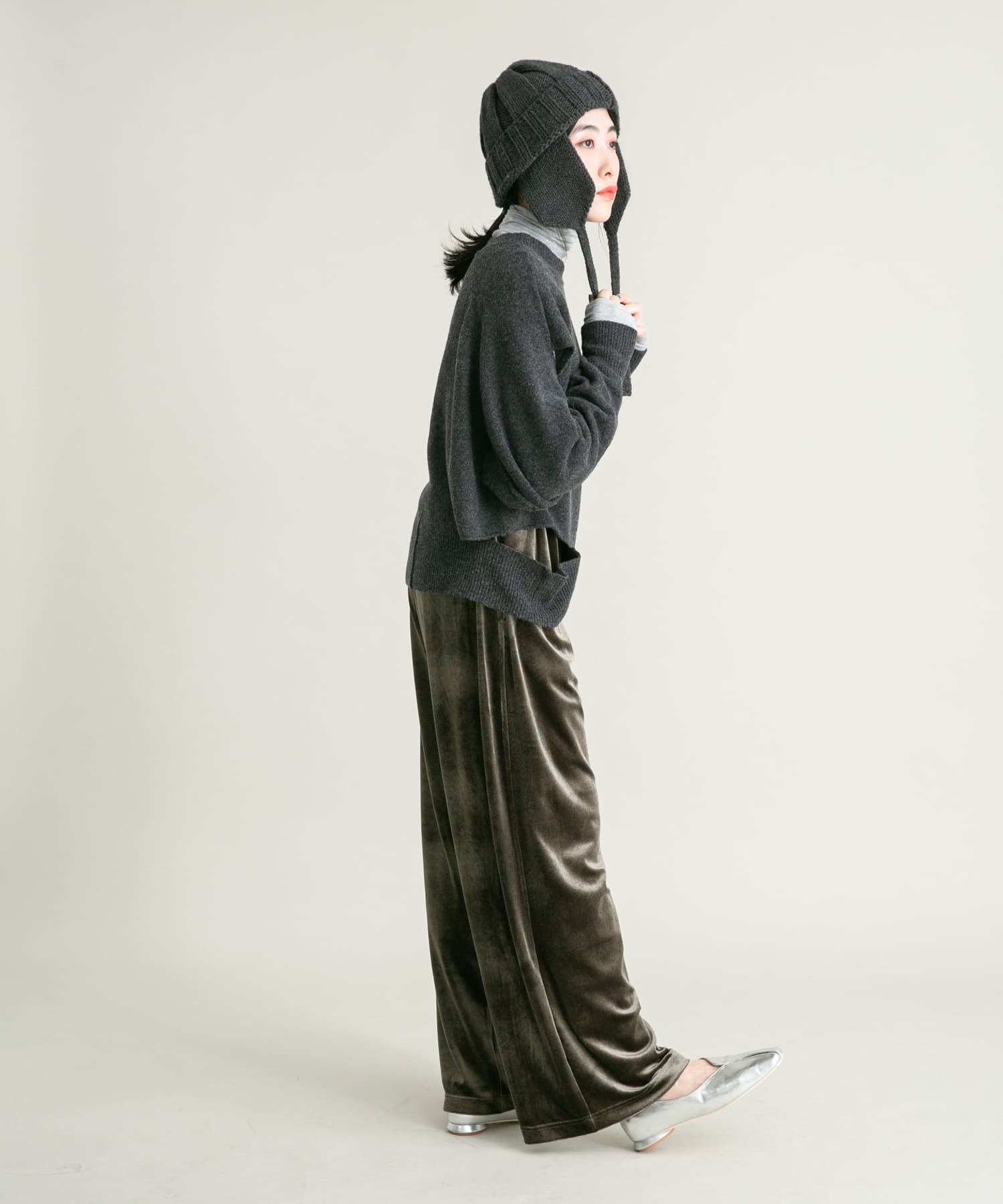 身長：160cm サイズ：one