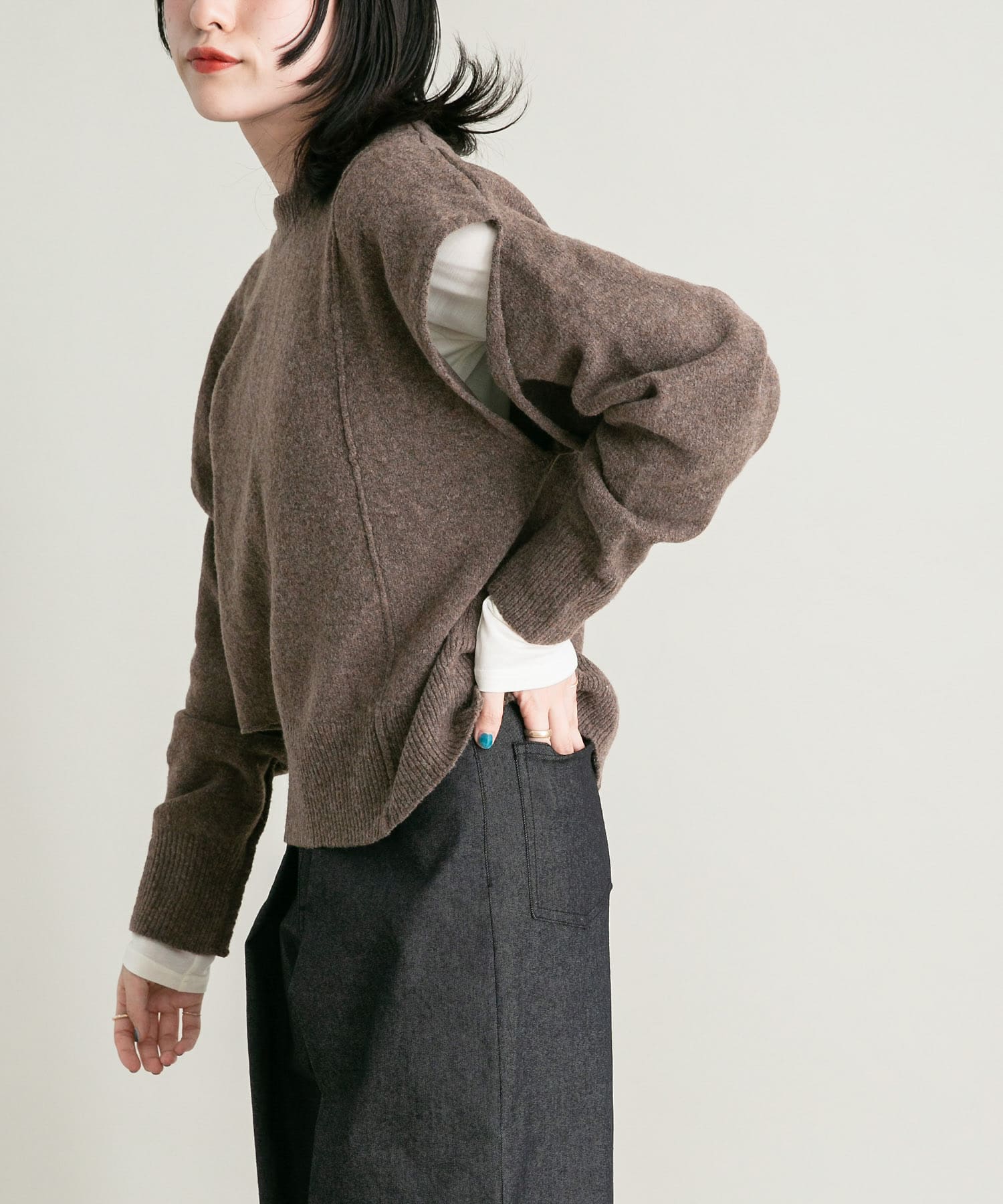 身長：160cm サイズ：one