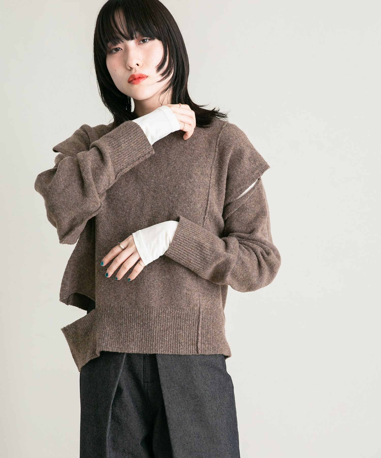 身長：160cm サイズ：one