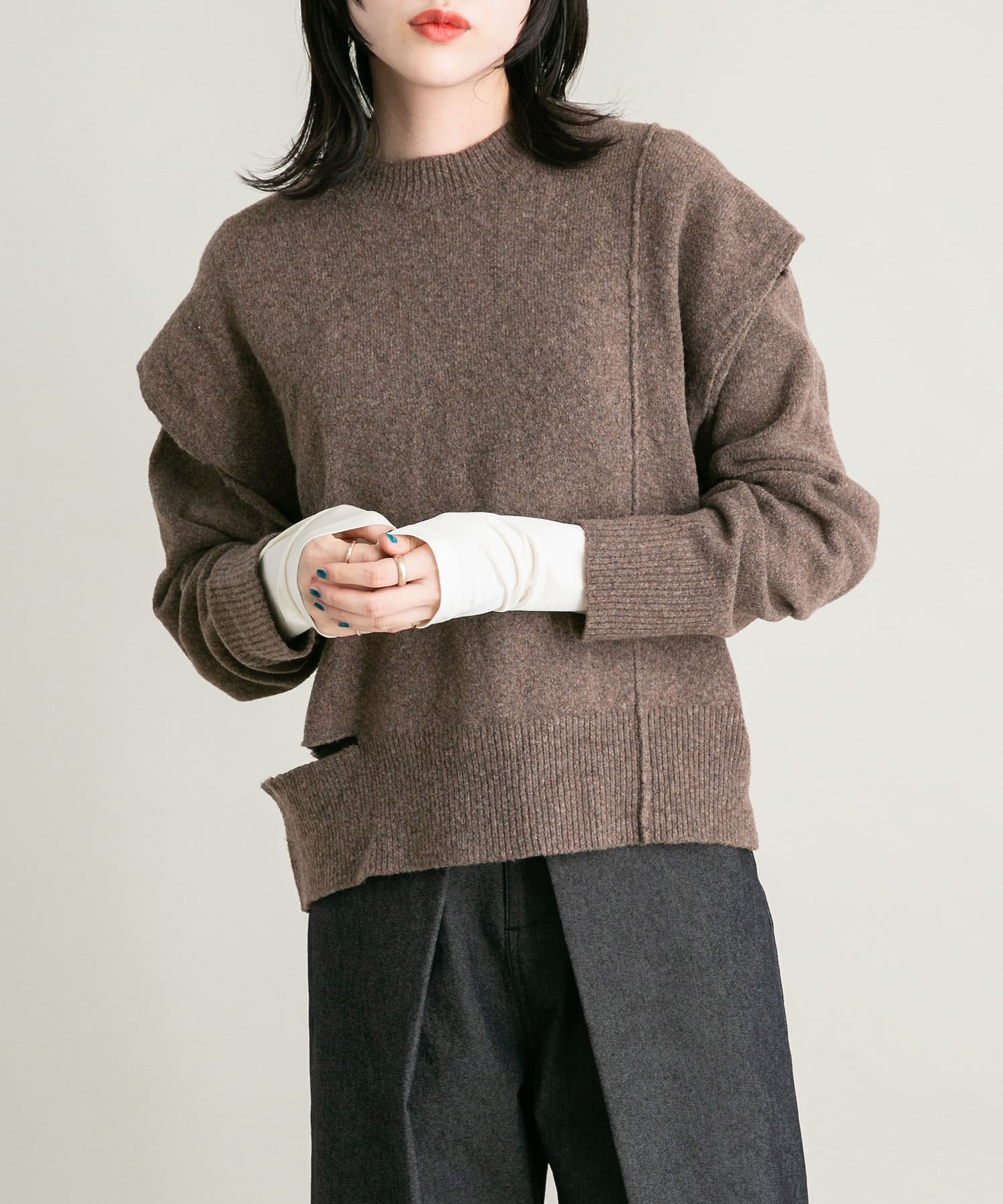 身長：160cm サイズ：one