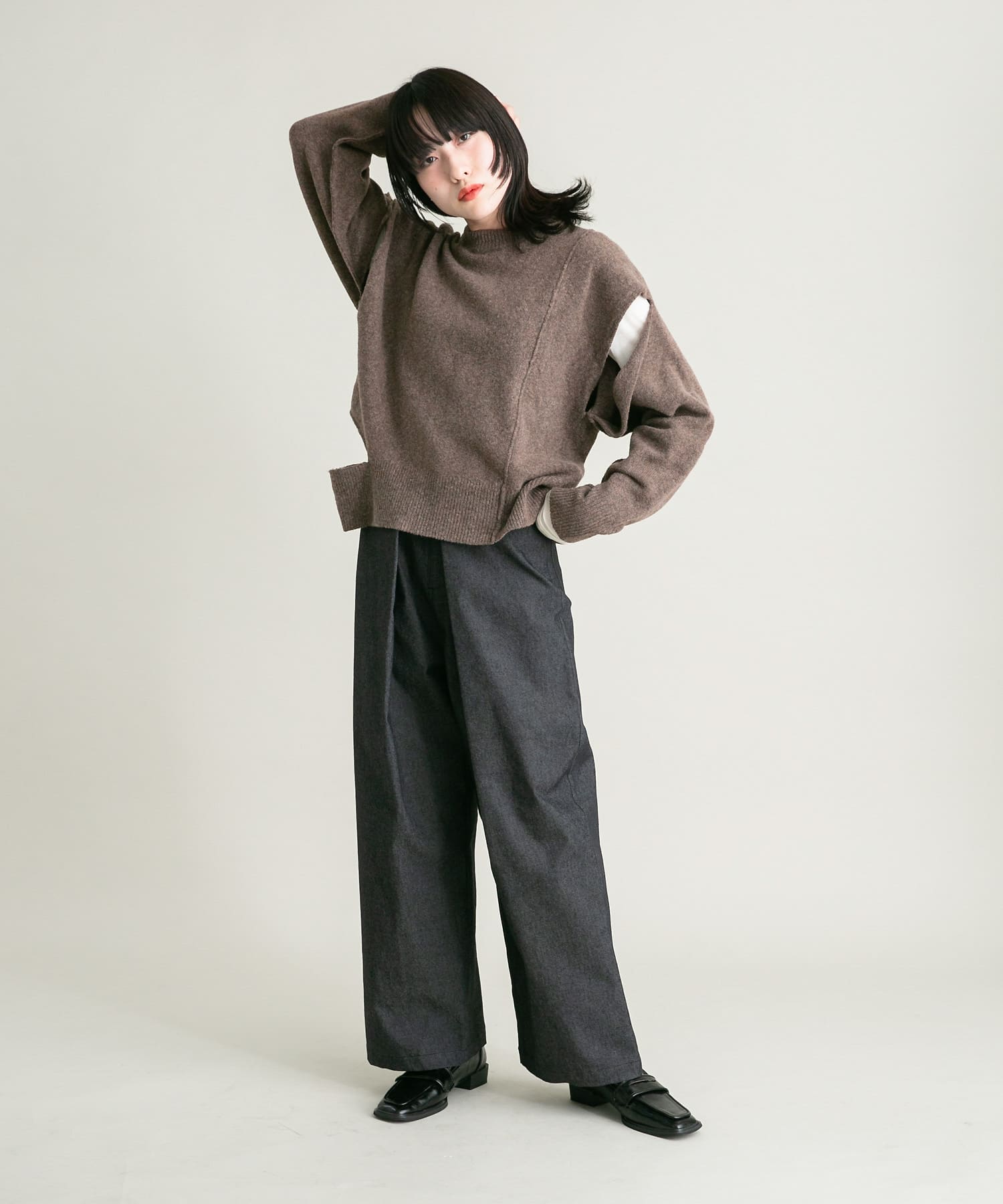 身長：160cm サイズ：one