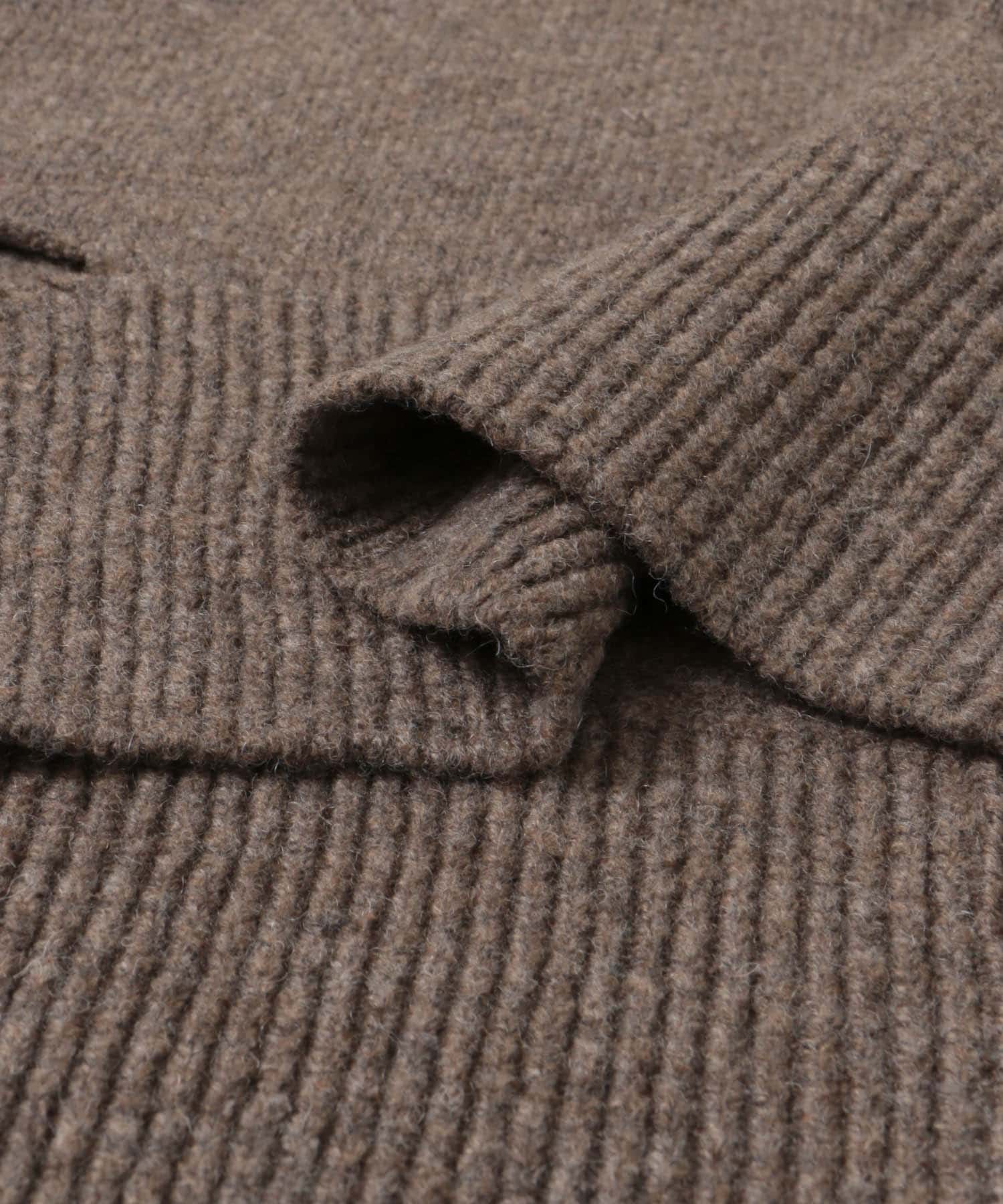 CUTOUTアウトリンキングニット BROWN one