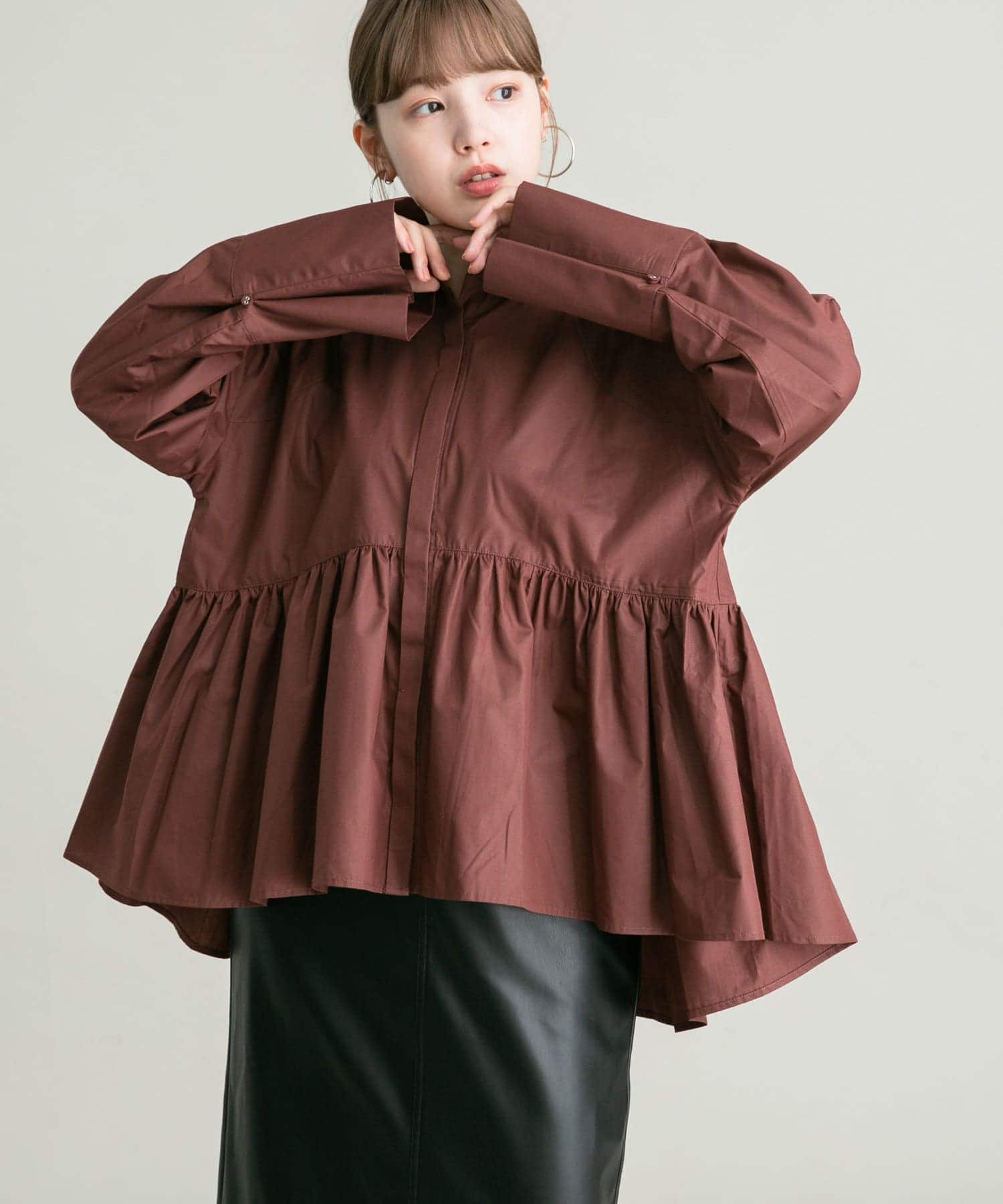 身長：160cm サイズ：one