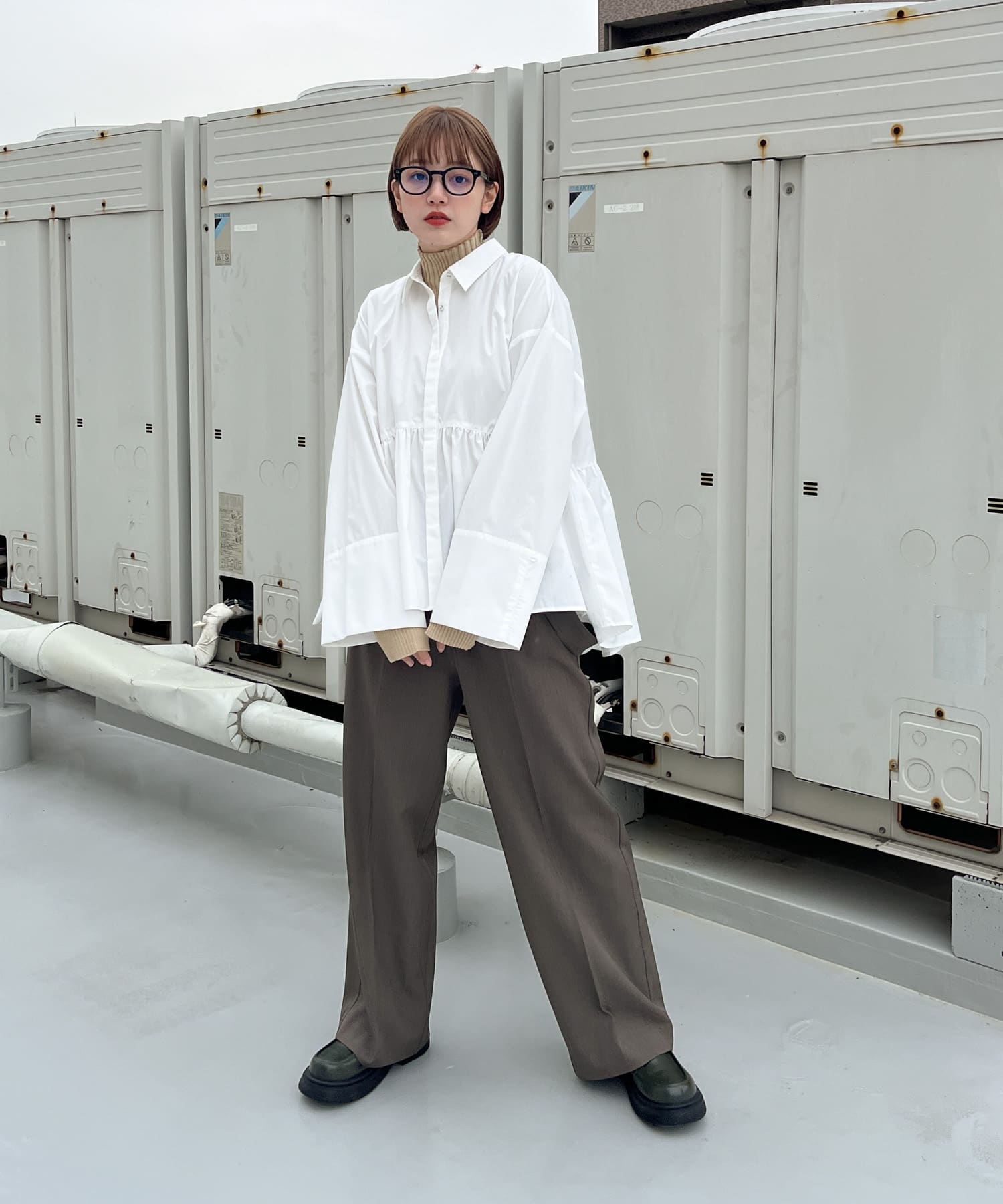 身長：160cm サイズ：one