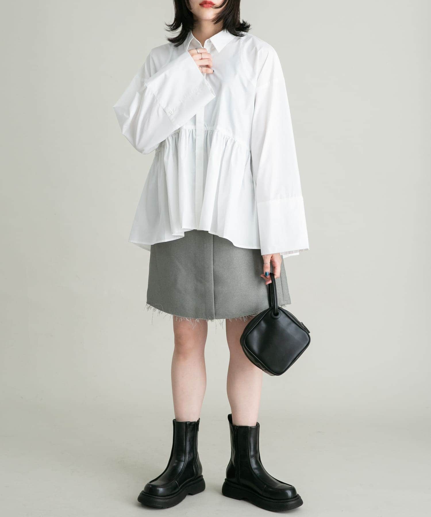 身長：160cm サイズ：one
