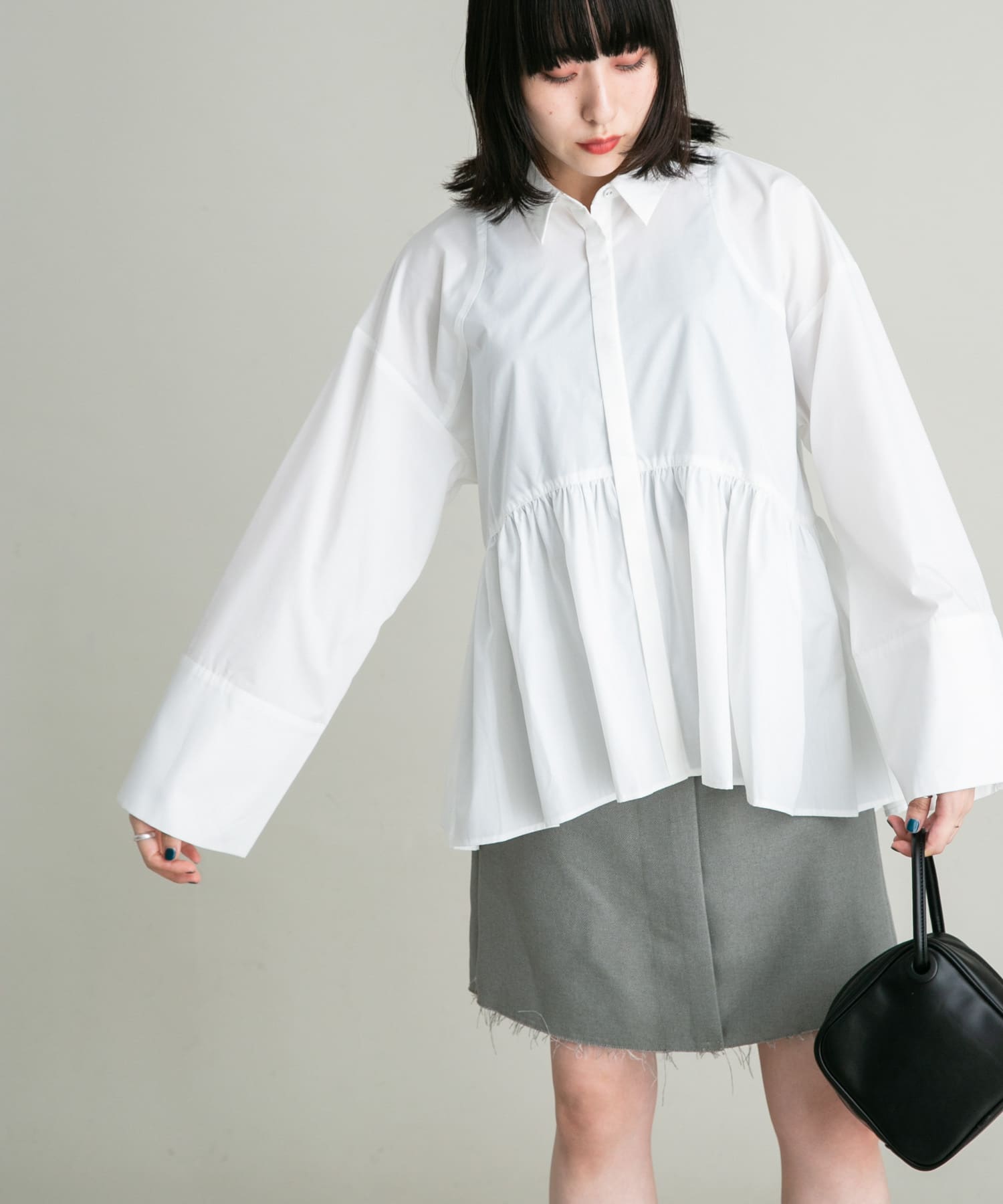 身長：160cm サイズ：one