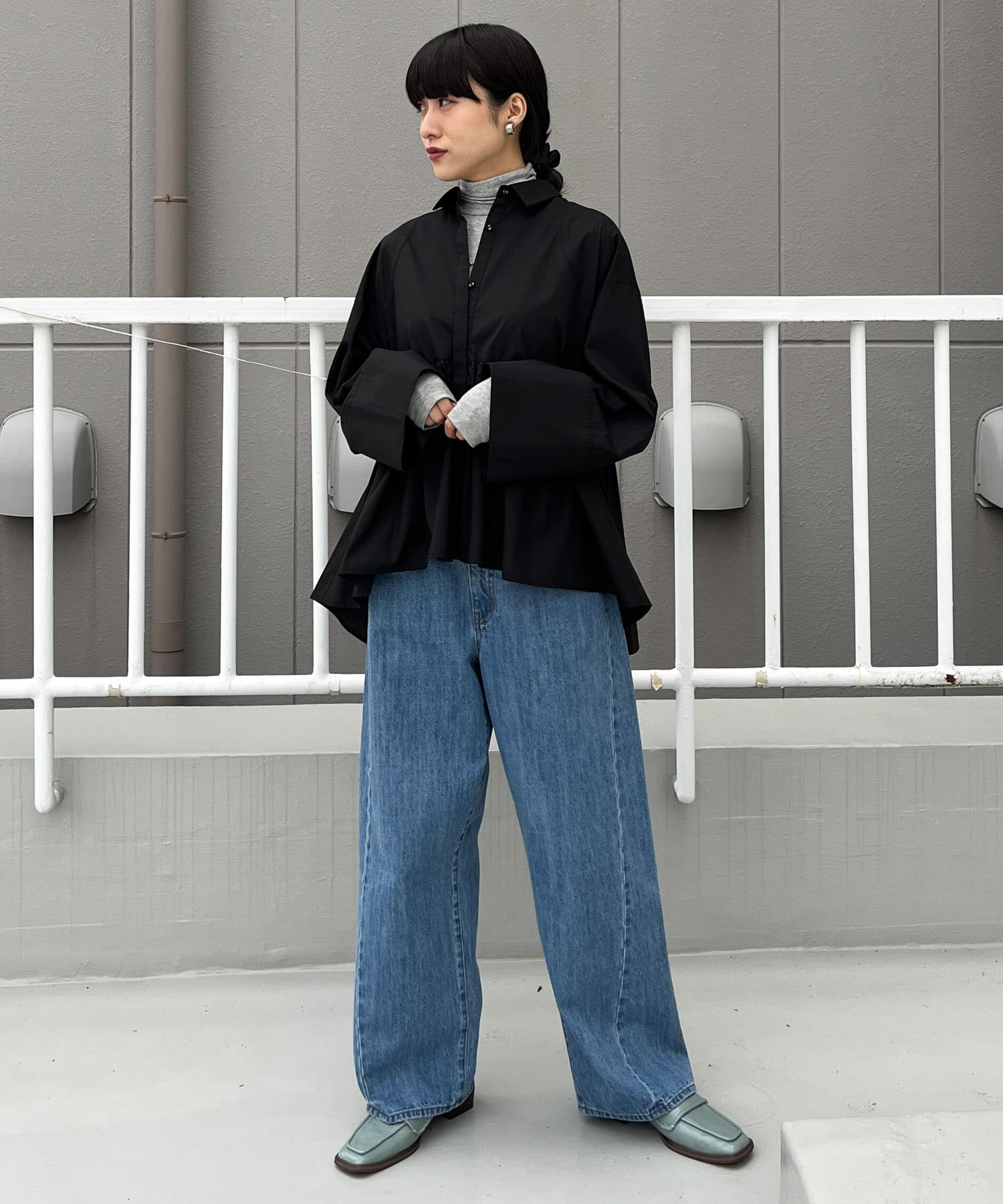 身長：160cm サイズ：one