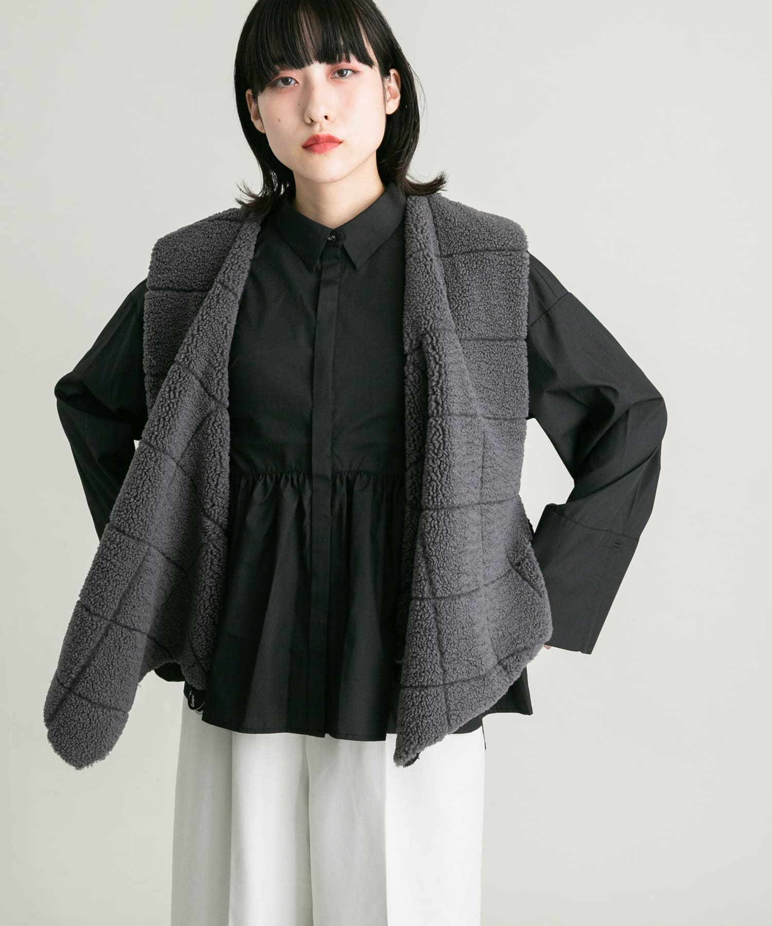 身長：160cm サイズ：one