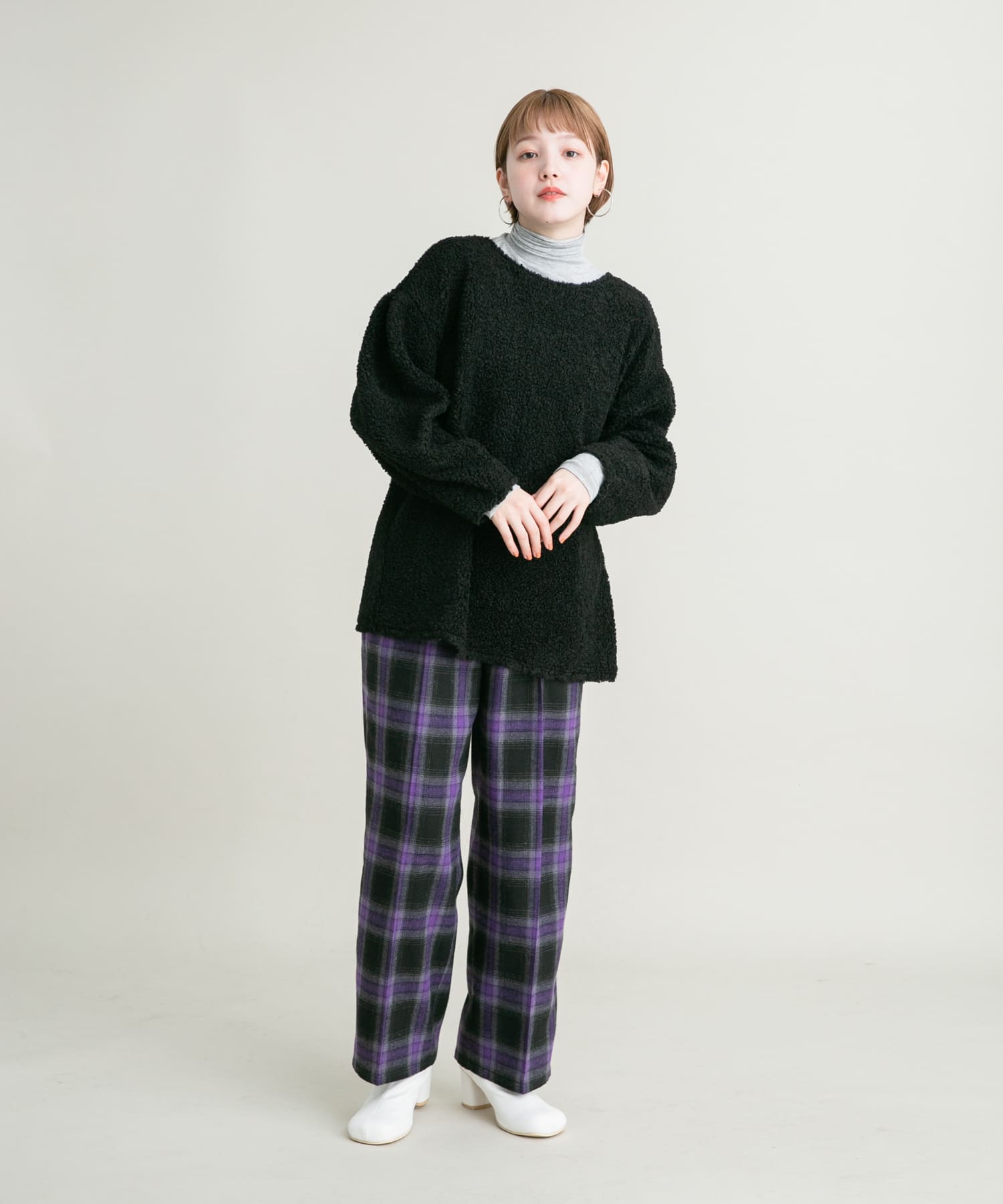 身長：160cm サイズ：one