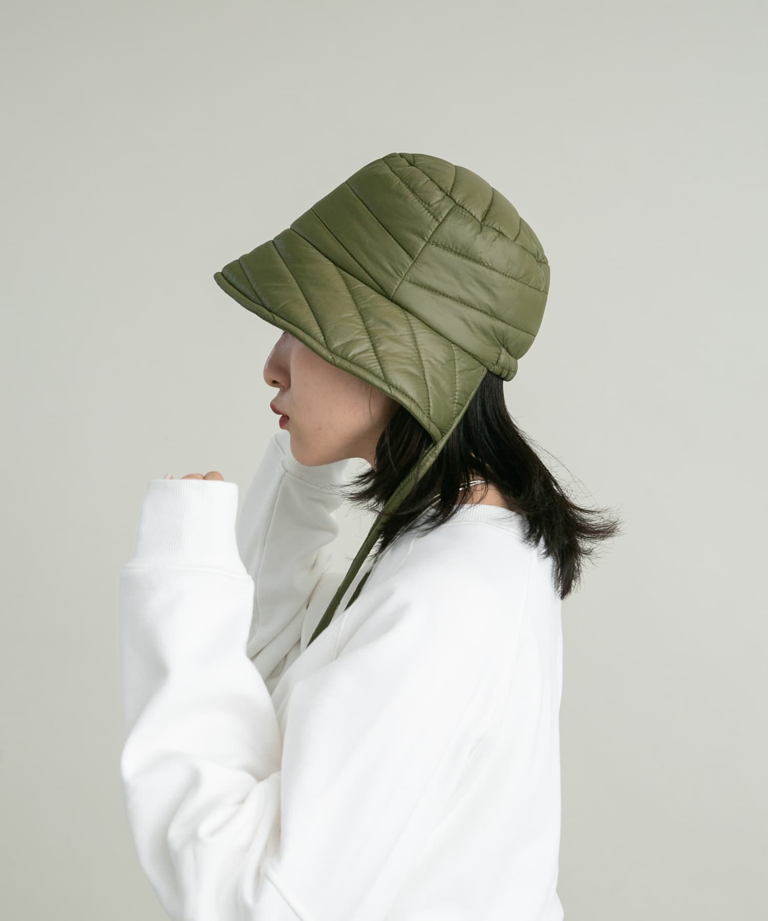 バックドロストバケットHAT KHAKI one