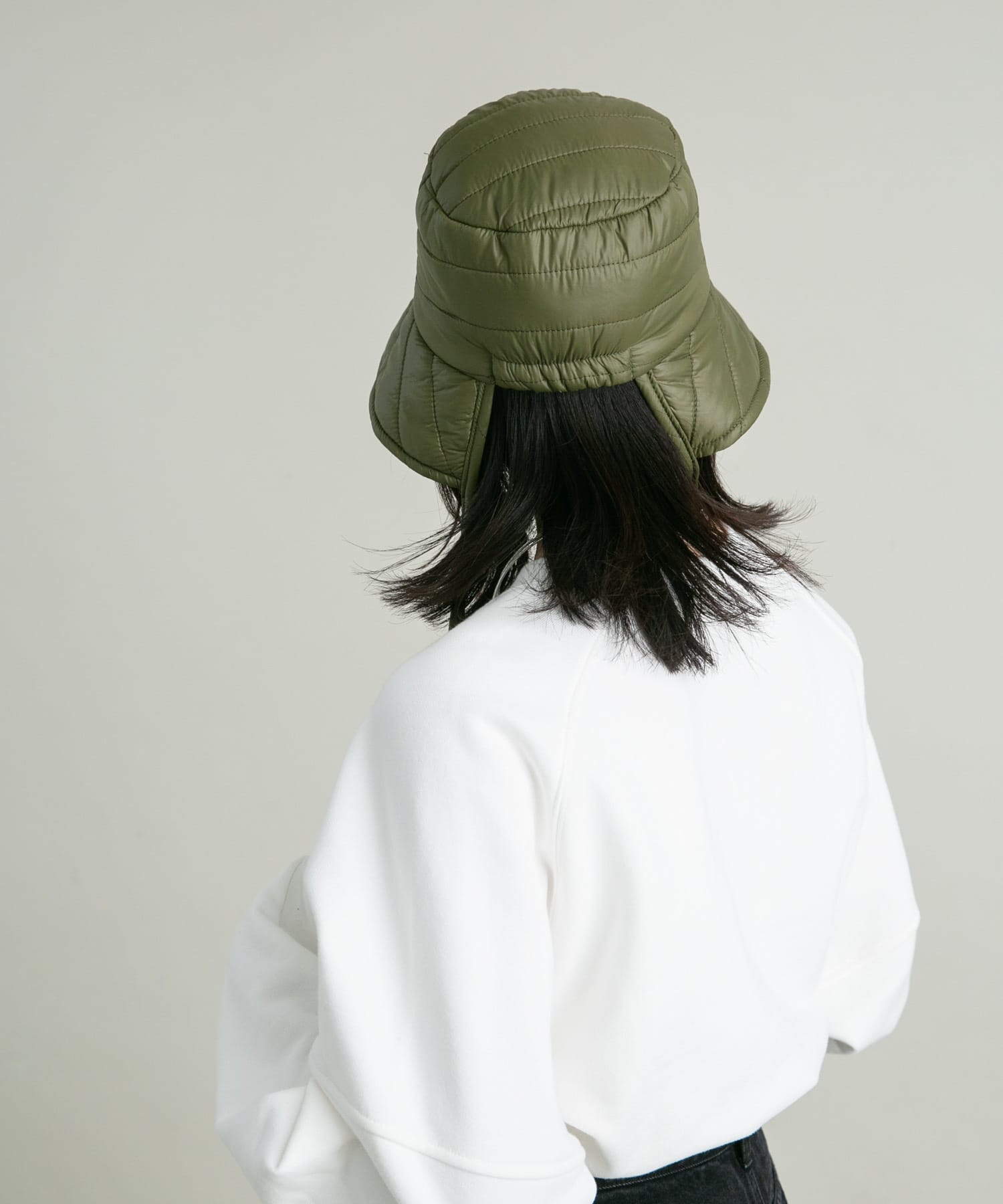 バックドロストバケットHAT KHAKI one