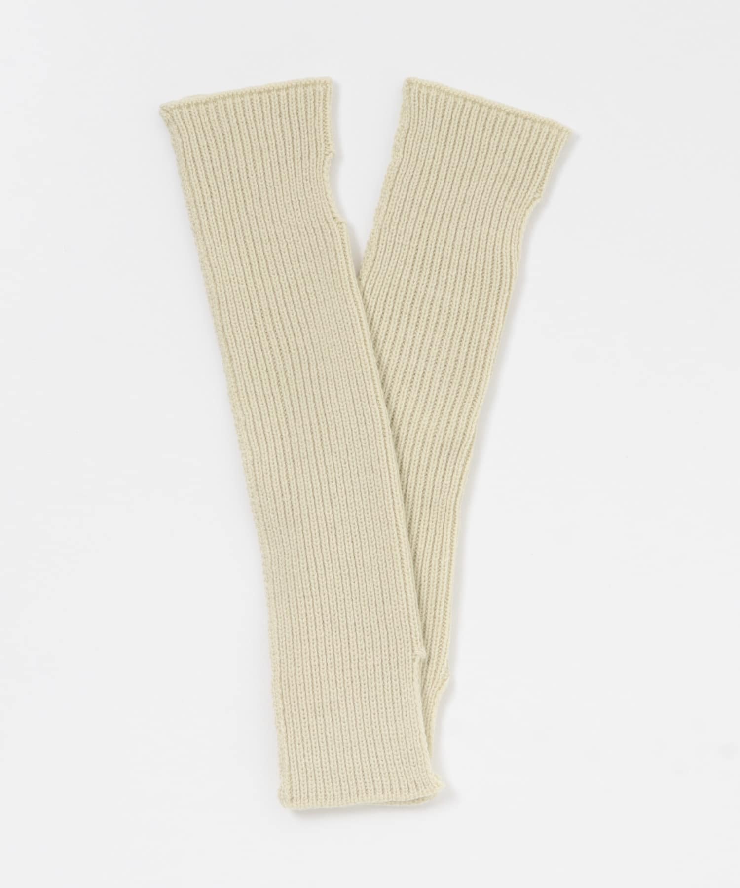 スリットリブアームウォーマー BEIGE one