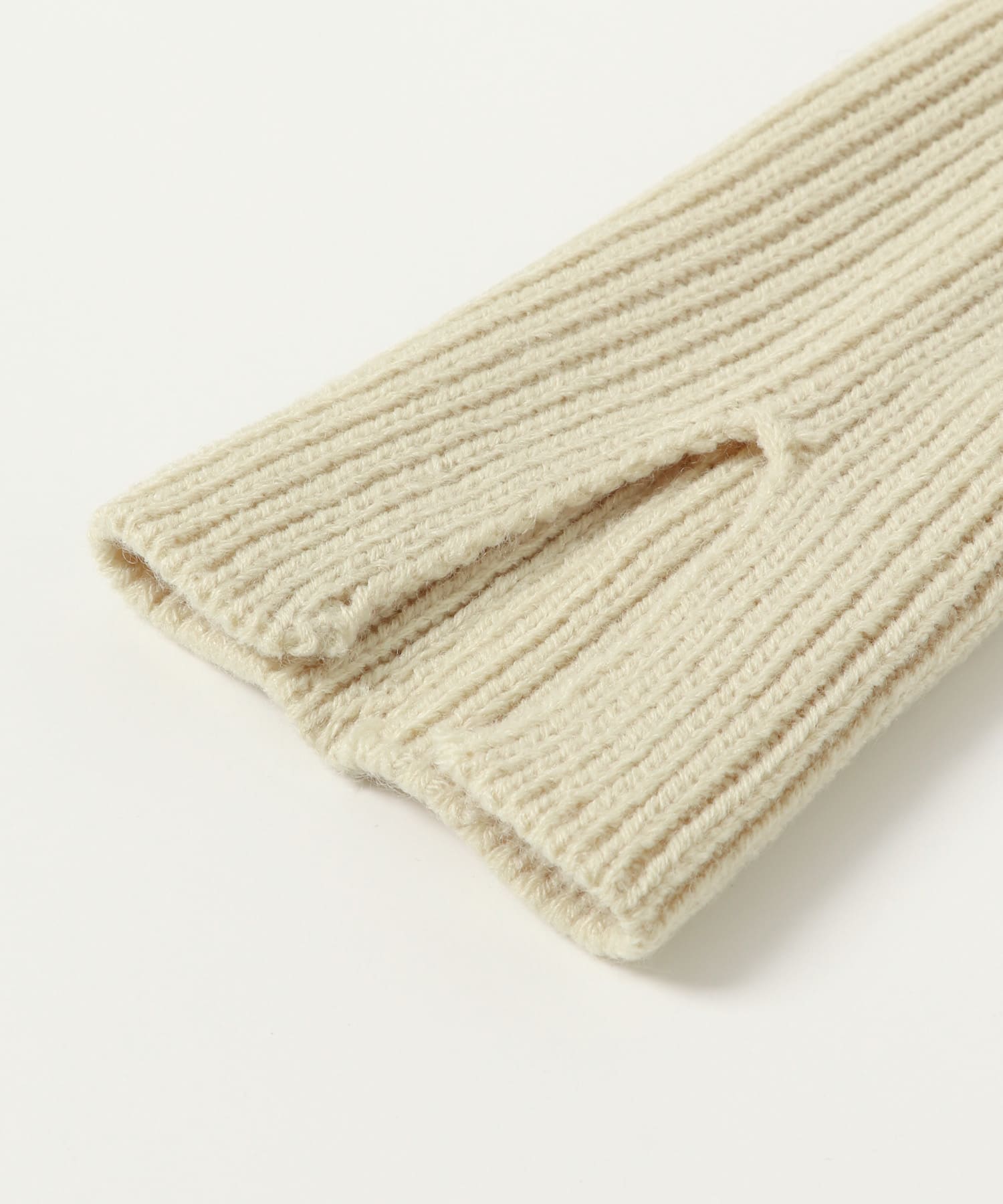 スリットリブアームウォーマー BEIGE one
