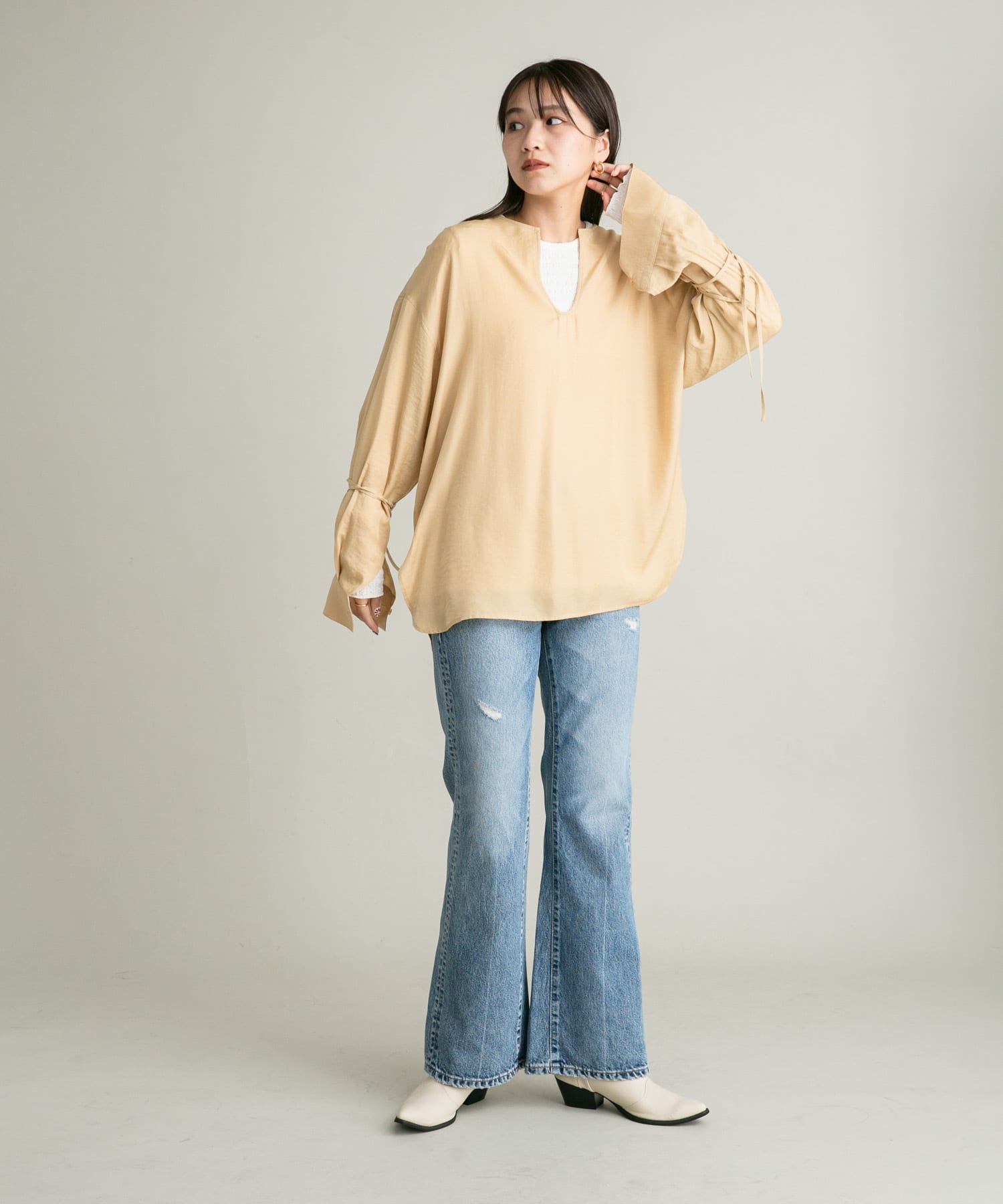 ウエスタンブーツ IVORY 36