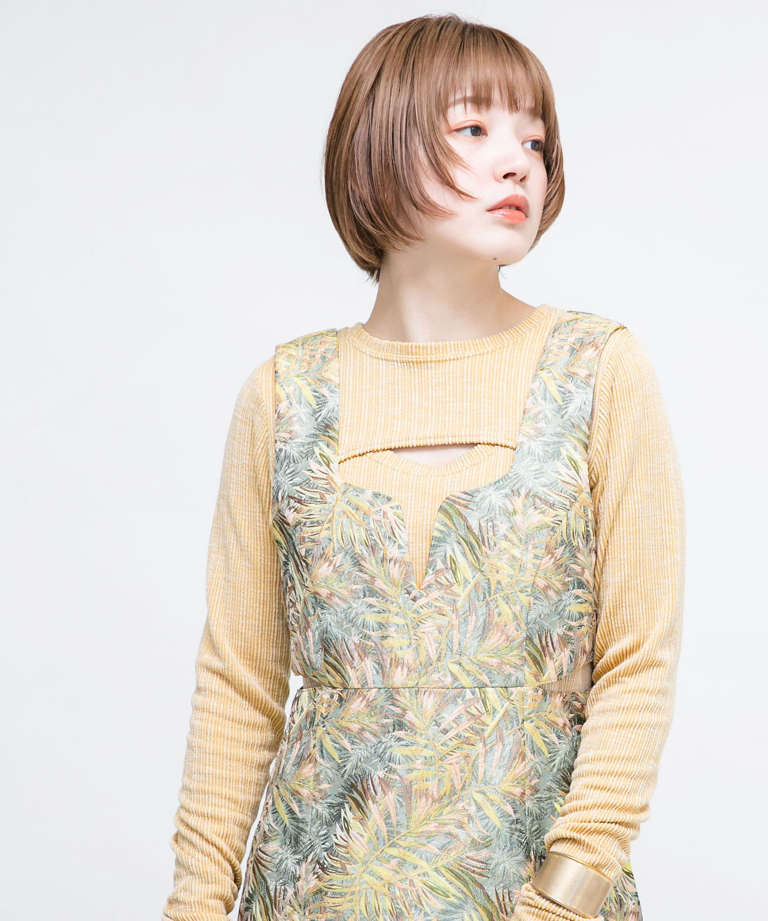 身長：160cm サイズ：one
