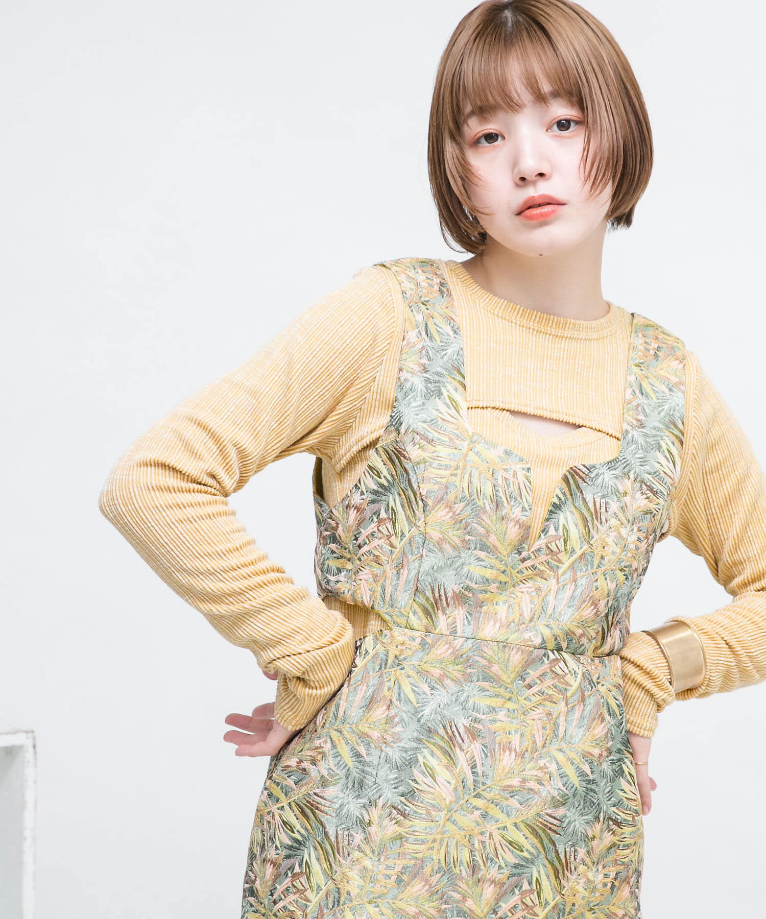 身長：160cm サイズ：one
