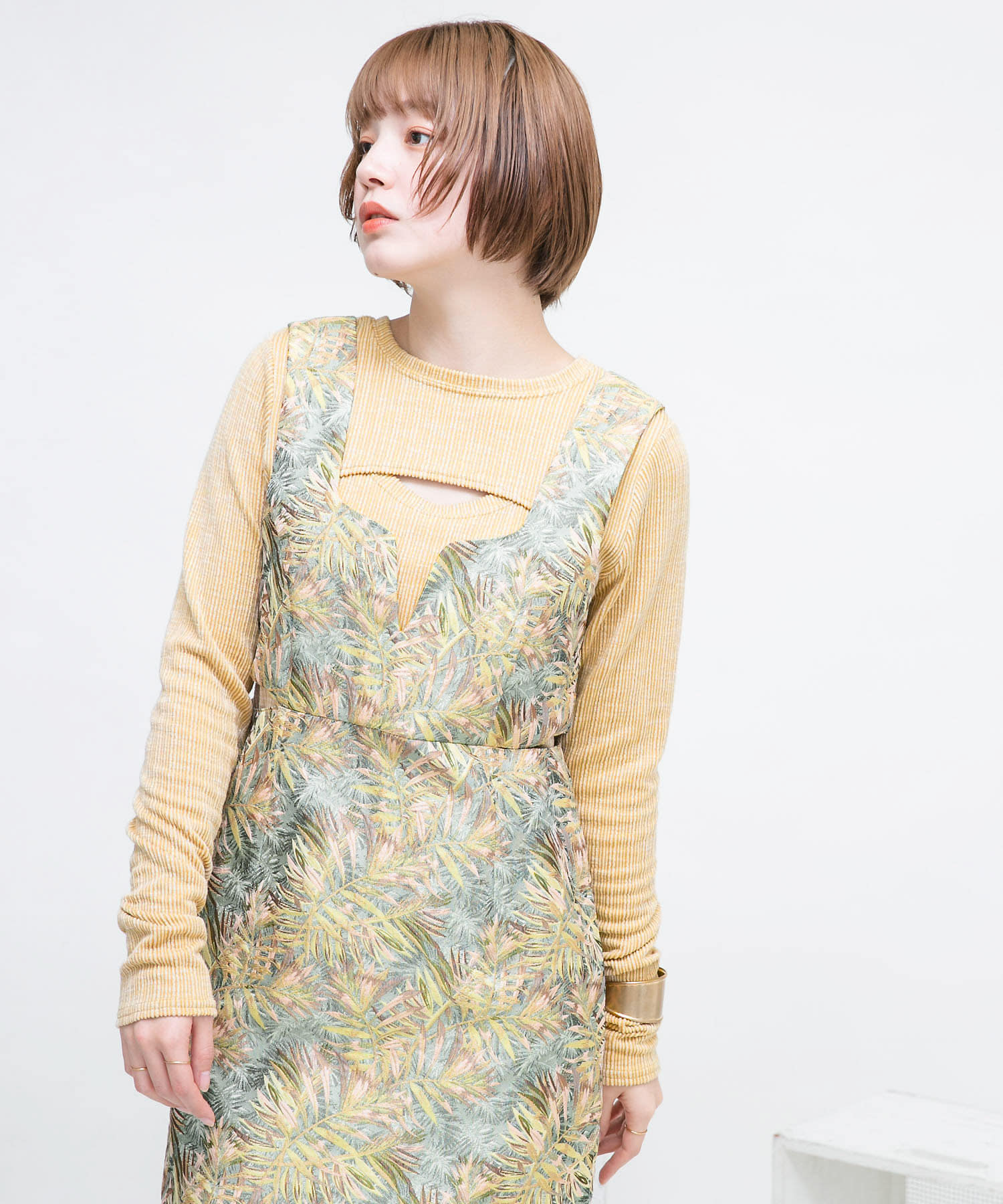 身長：160cm サイズ：one