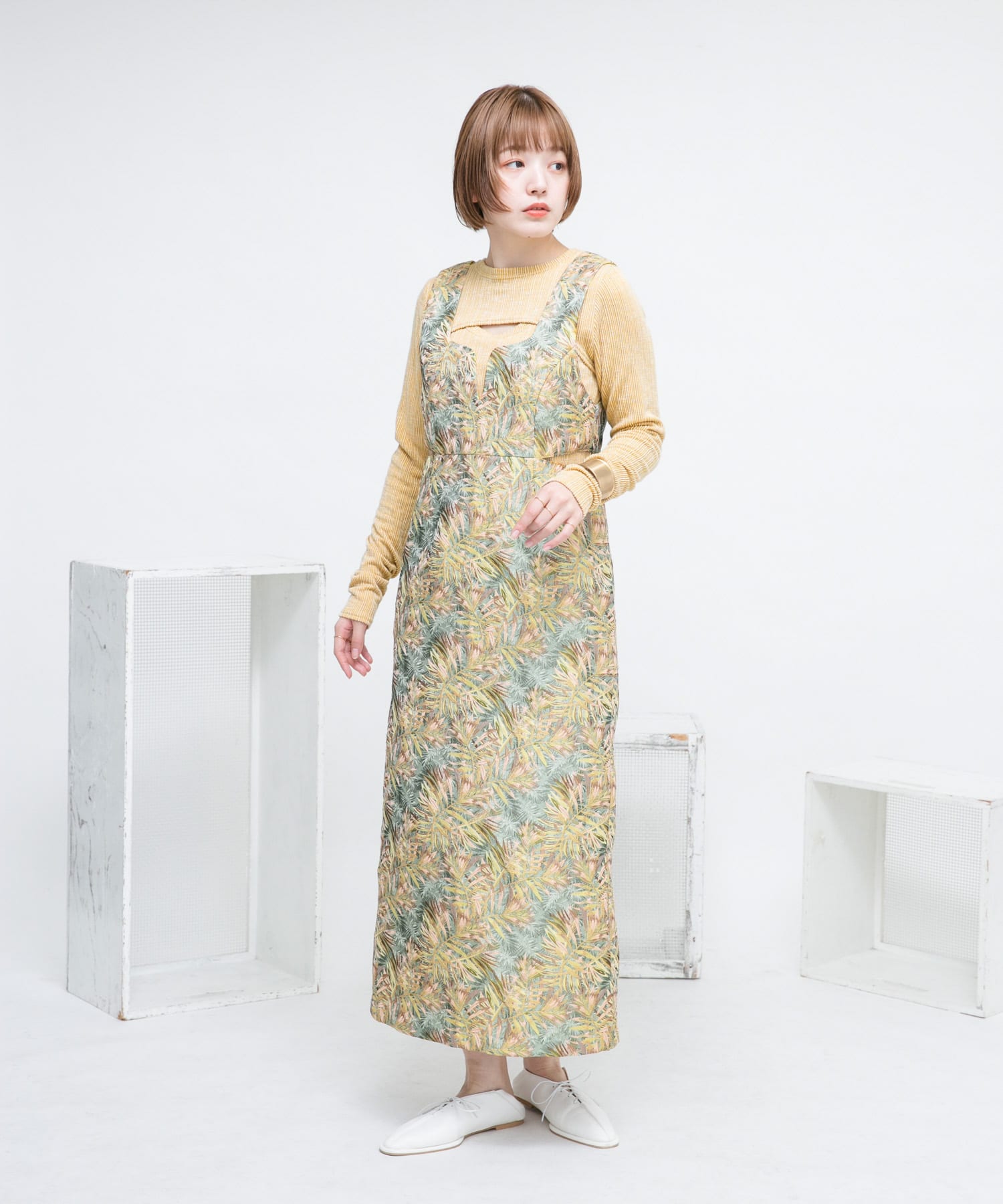 身長：160cm サイズ：one