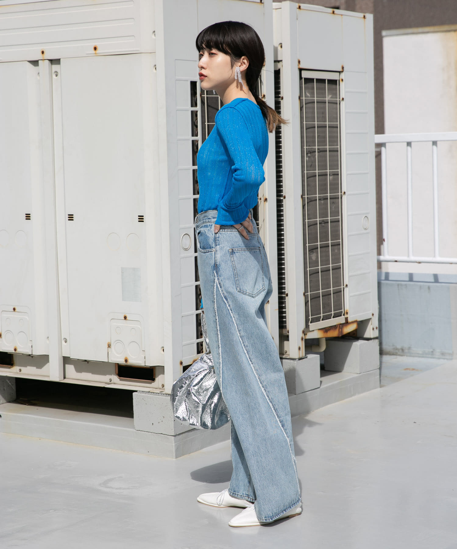 身長：160cm サイズ：one