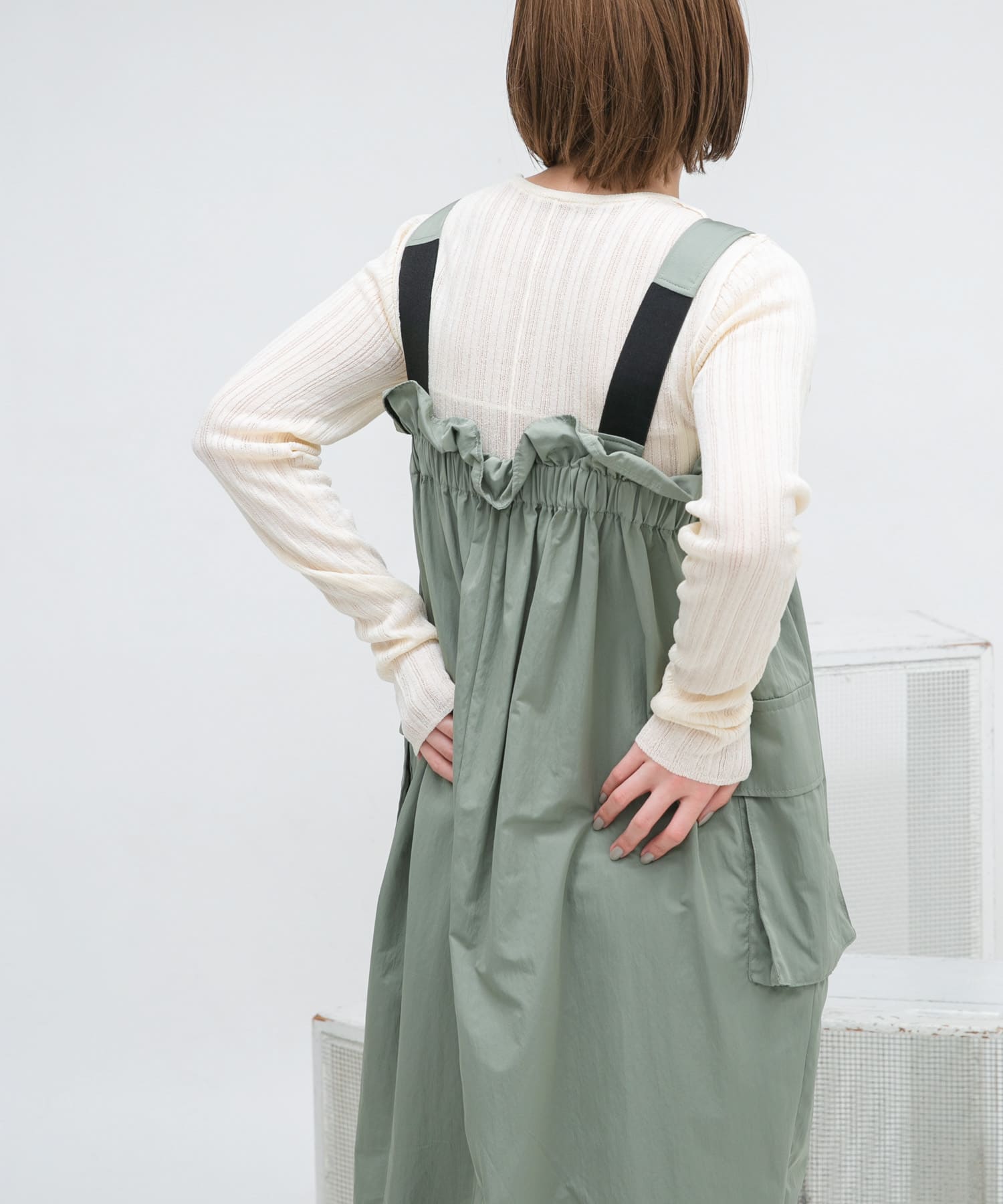 身長：160cm サイズ：one