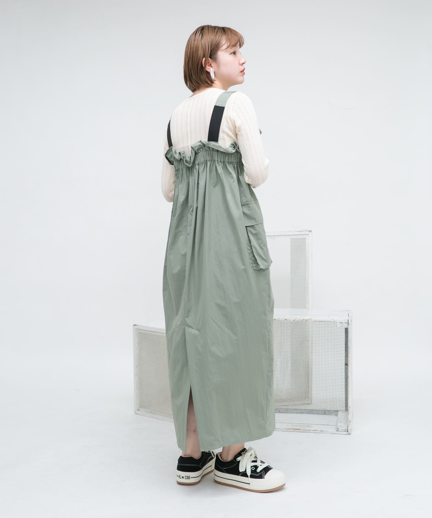 身長：160cm サイズ：one